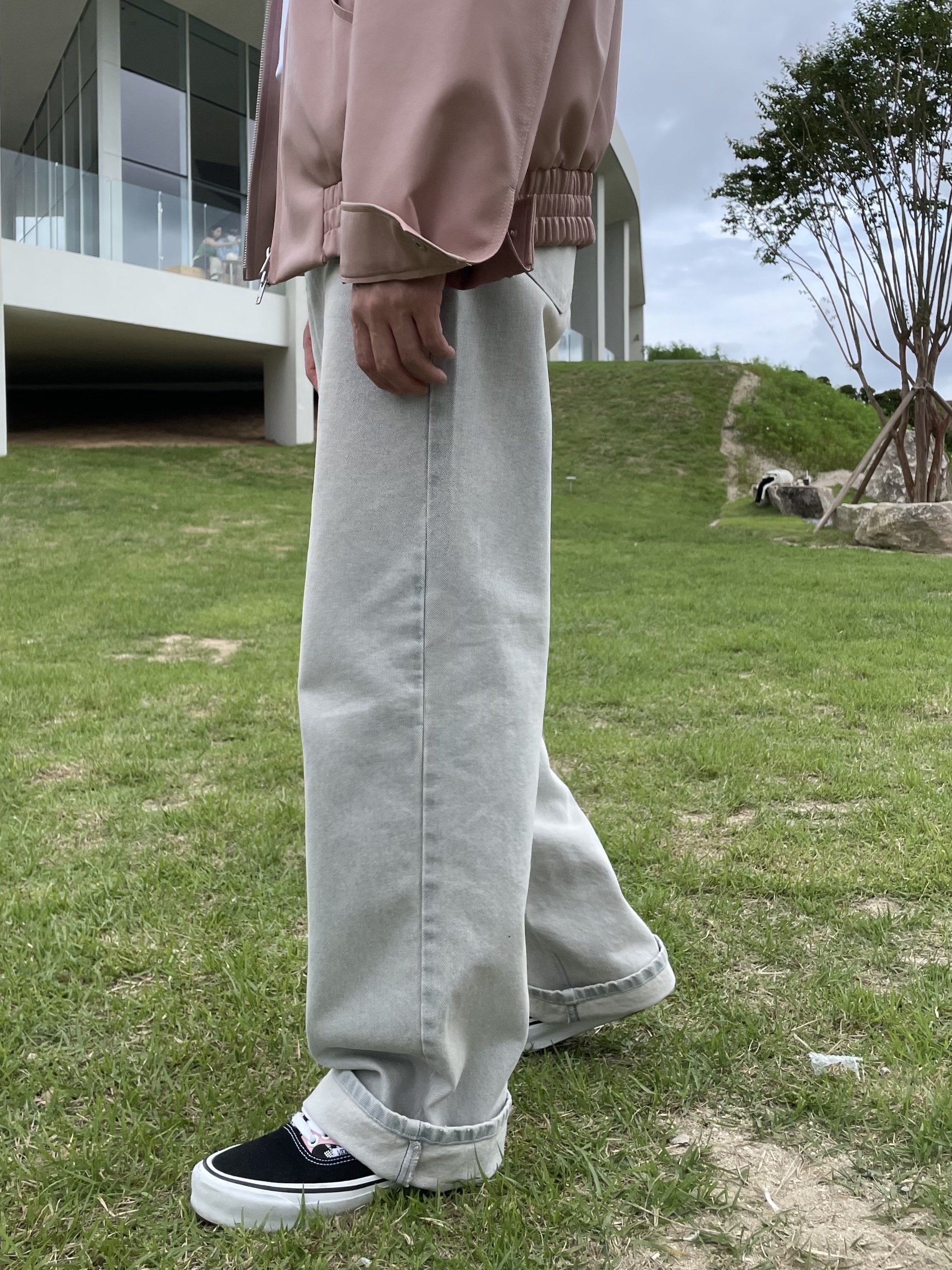 Vans Vault x Wacko Maria OG Authentic LX Pink 착용 스타일 - 2