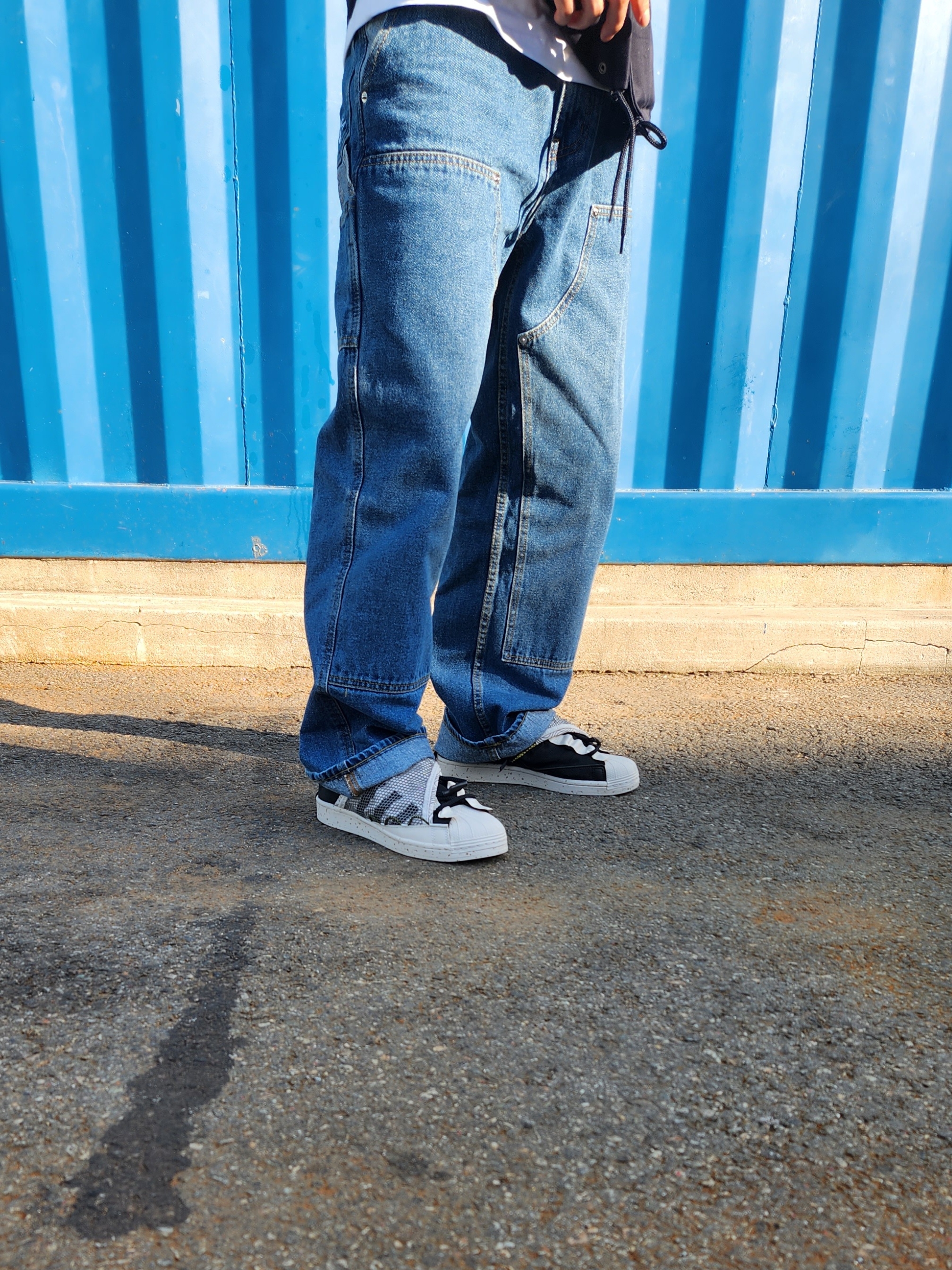 Adidas Superstar Bliss Core Black 착용 스타일 - 2