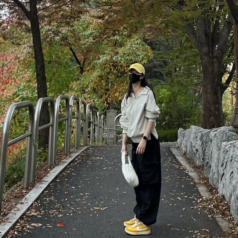 Nike x Tom Sachs General Purpose Shoe Archive, Supreme Classic Logo 6-Panel Yellow - 21SS 착용 스타일 - 3