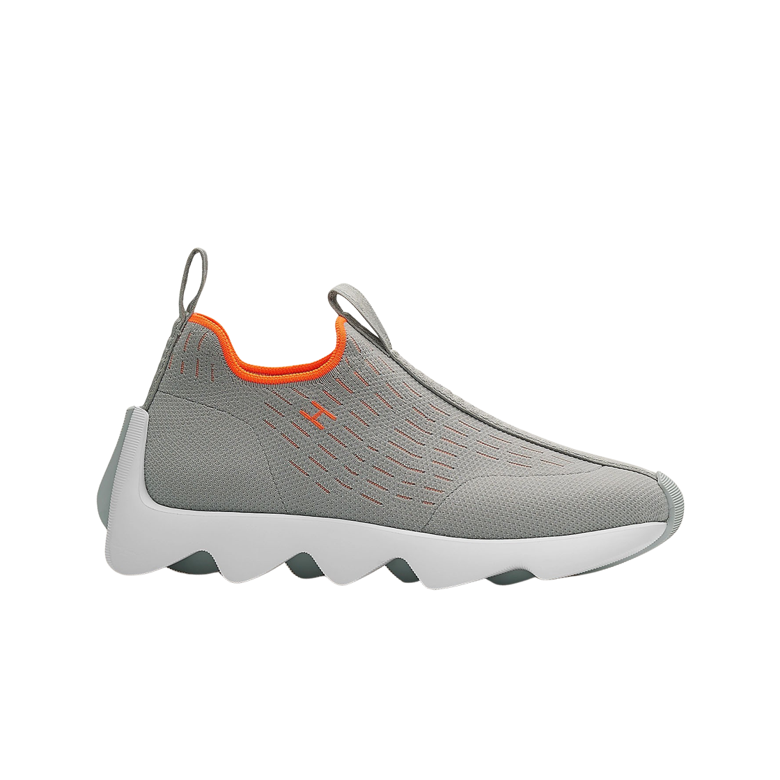 (W) 에르메스 에클레어 스니커즈 니트 & 그리 끌레어((W) Hermes Eclair Sneakers Knit & Gris Clair) - 1