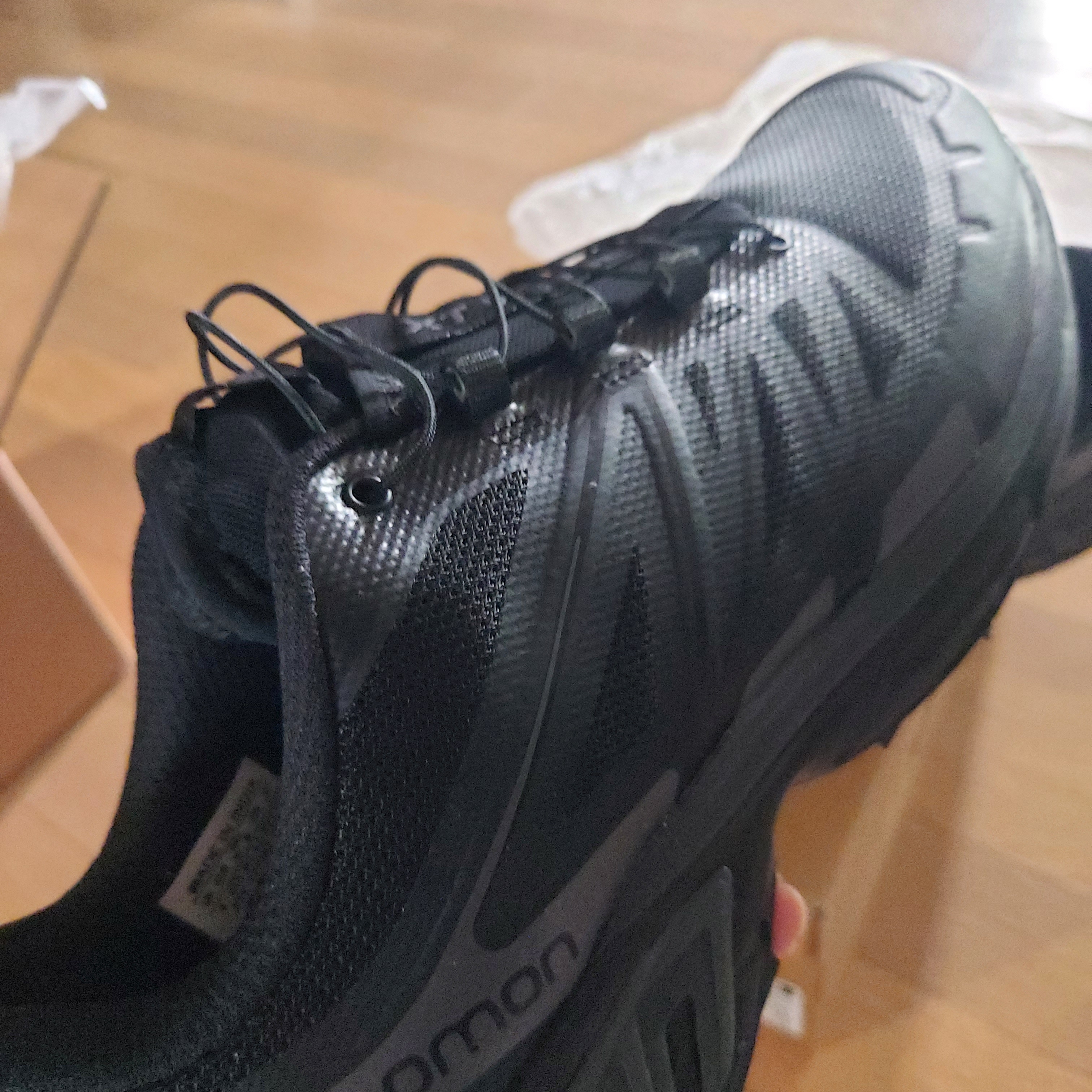 Salomon XT-Wings 2 ADV Black 착용 스타일 - 4