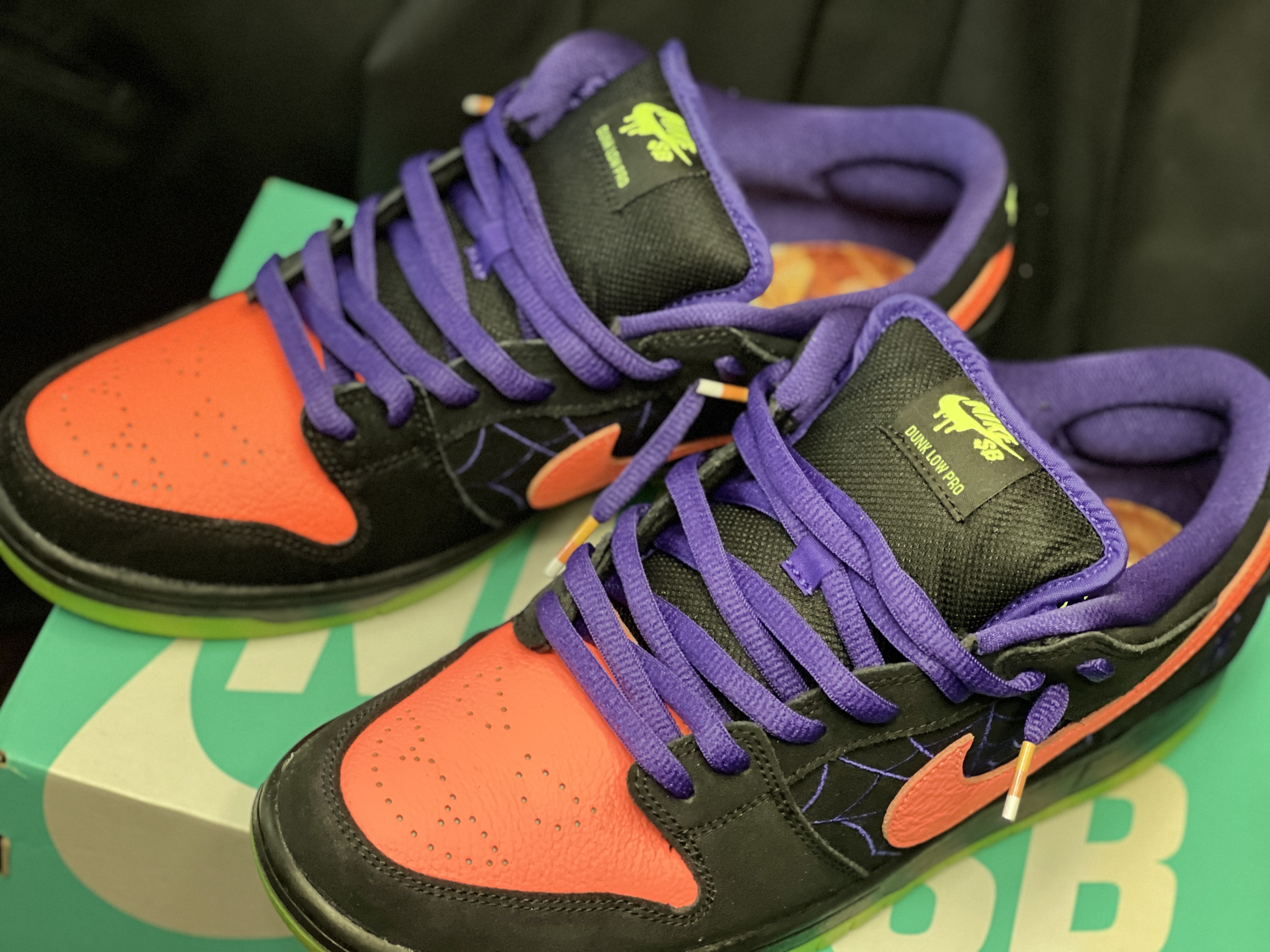 Nike SB Dunk Low Pro Night of Mischief Halloween 착용 스타일