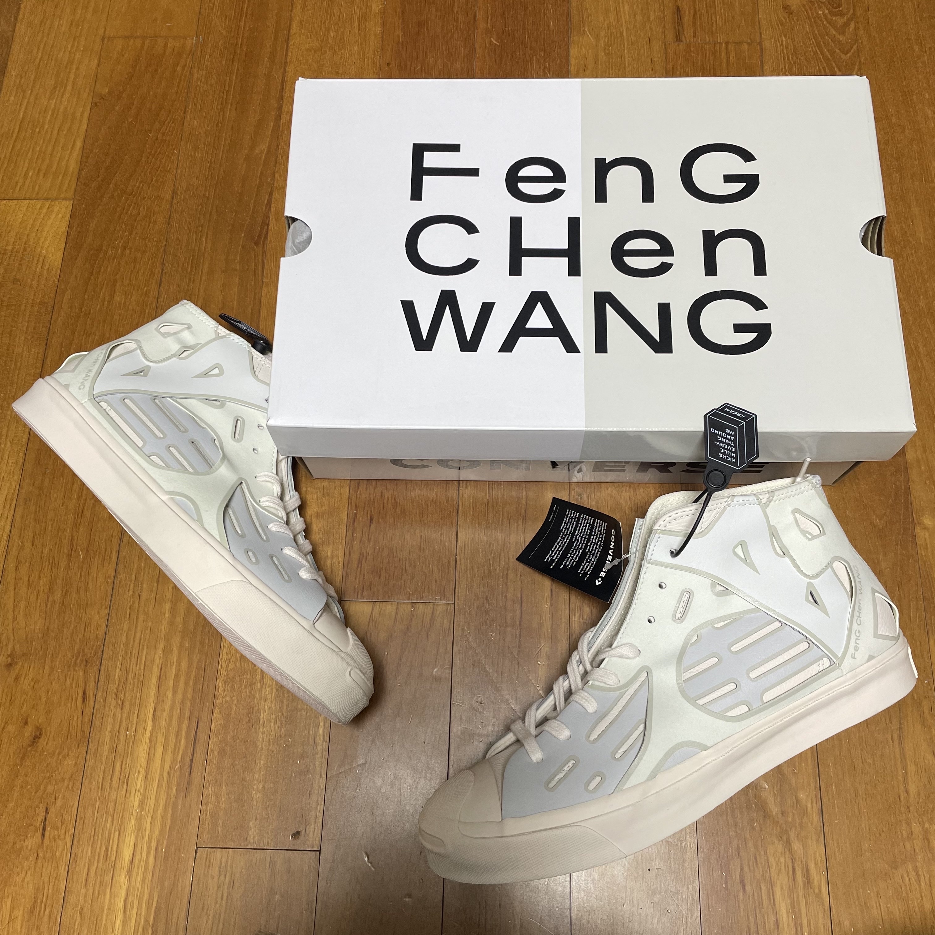 Converse x Feng Chen Wang Jack Purcell Mid Sea Salt 착용 스타일 - 1