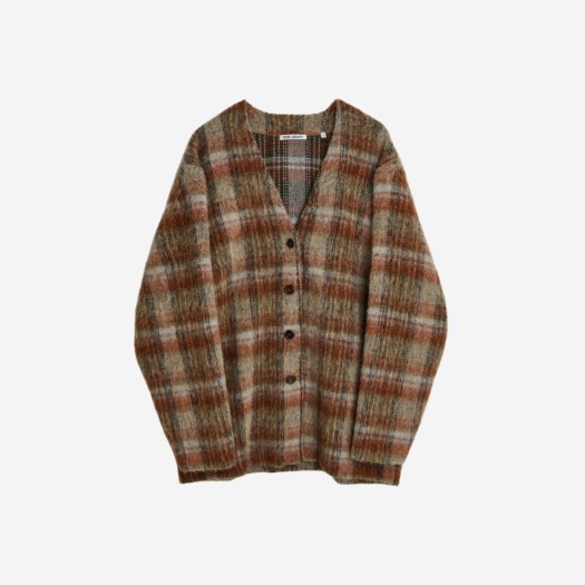 (W) Our Legacy Mid Line Cardigan Mohair Ament Check