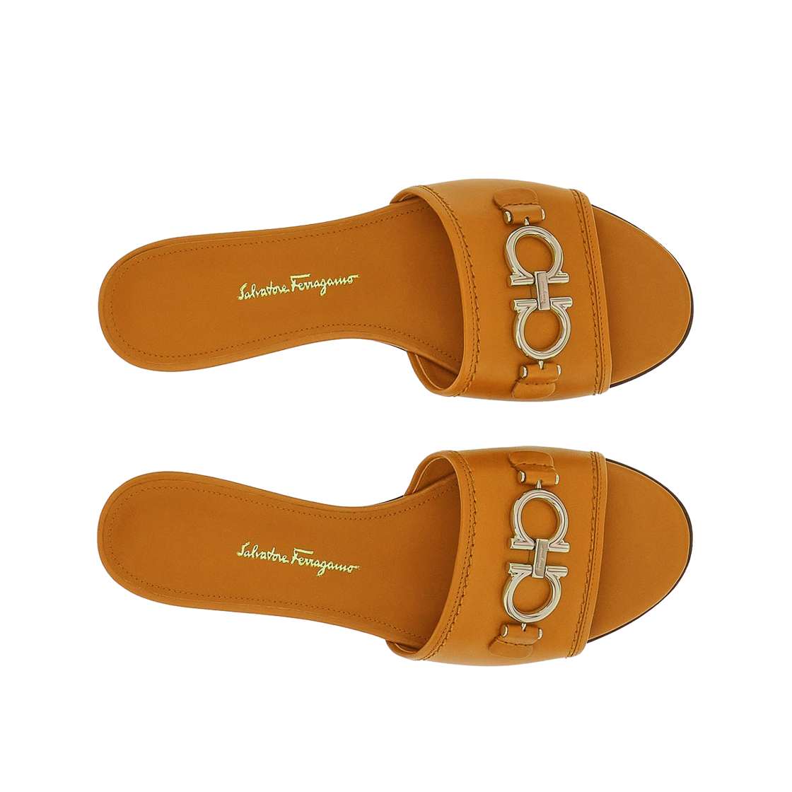 (W) 페라가모 간치니 슬라이드 비치우드 - C((W) Ferragamo Gancini Slide Beachwood - C) - 2