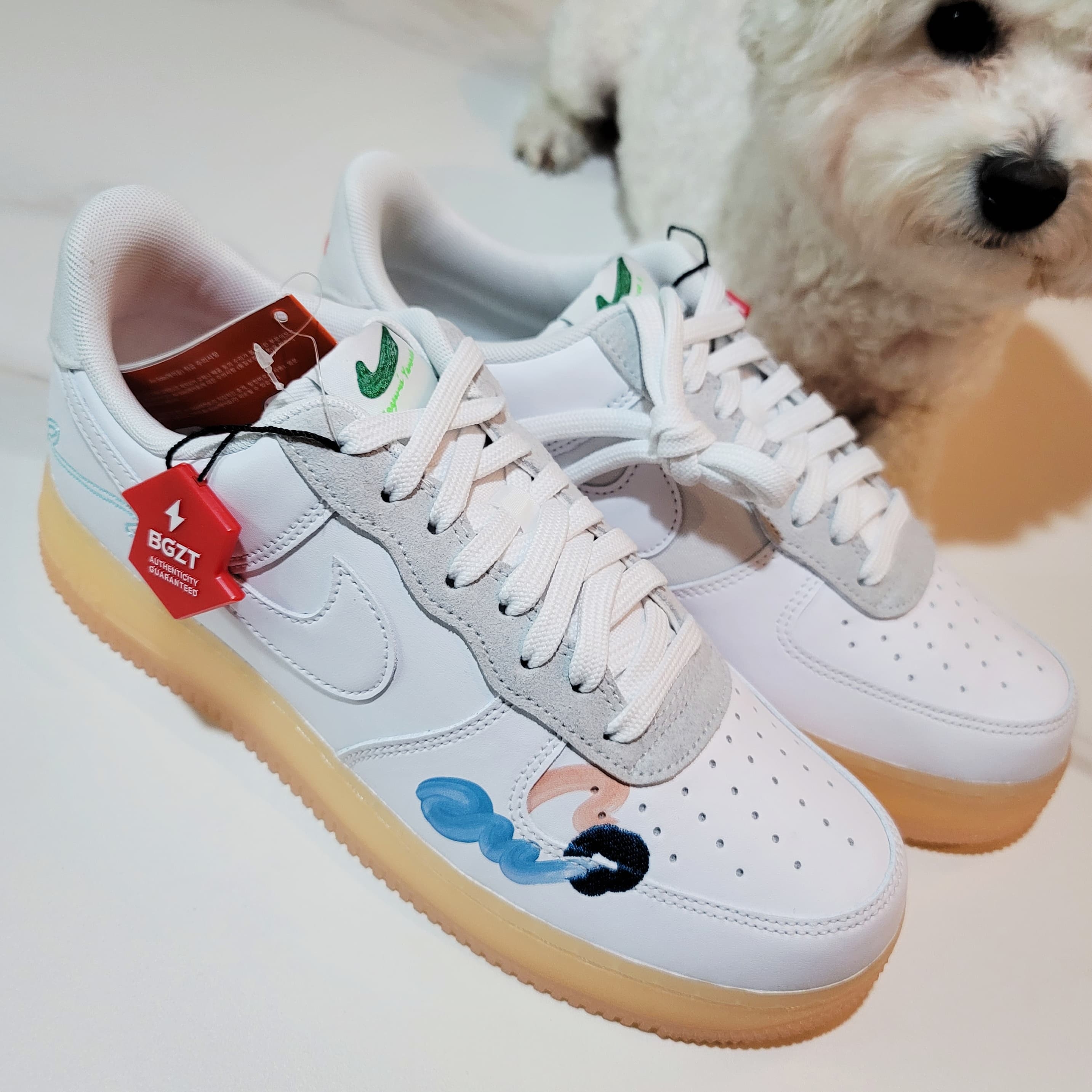 Nike x Mayumi Yamase Air Force 1 Flyleather Solar Red 착용 스타일