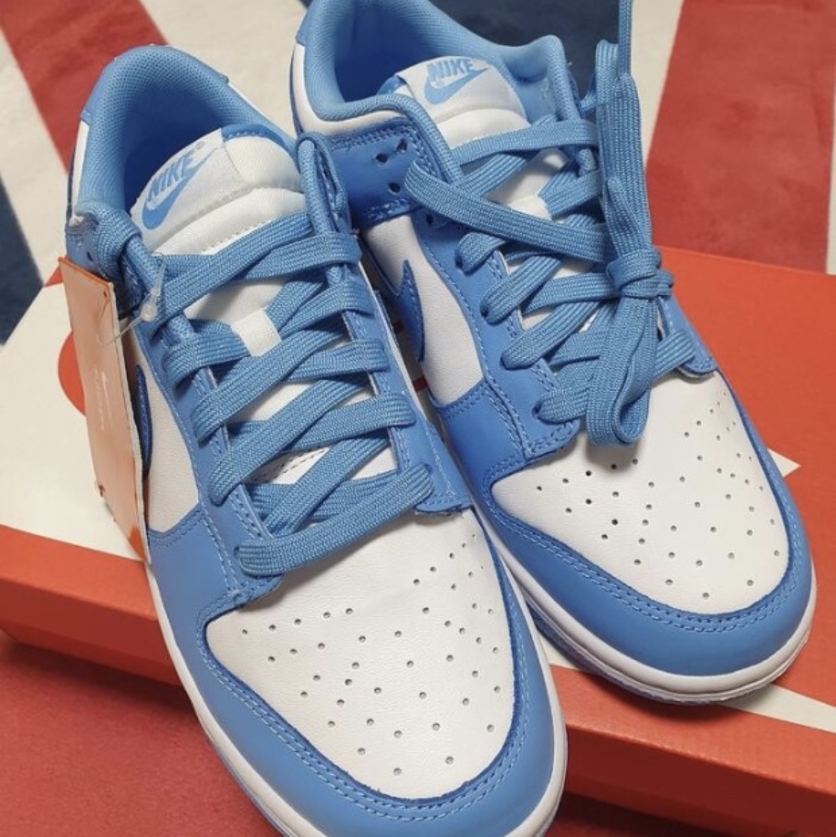 Nike Dunk Low Retro University Blue 착용 스타일