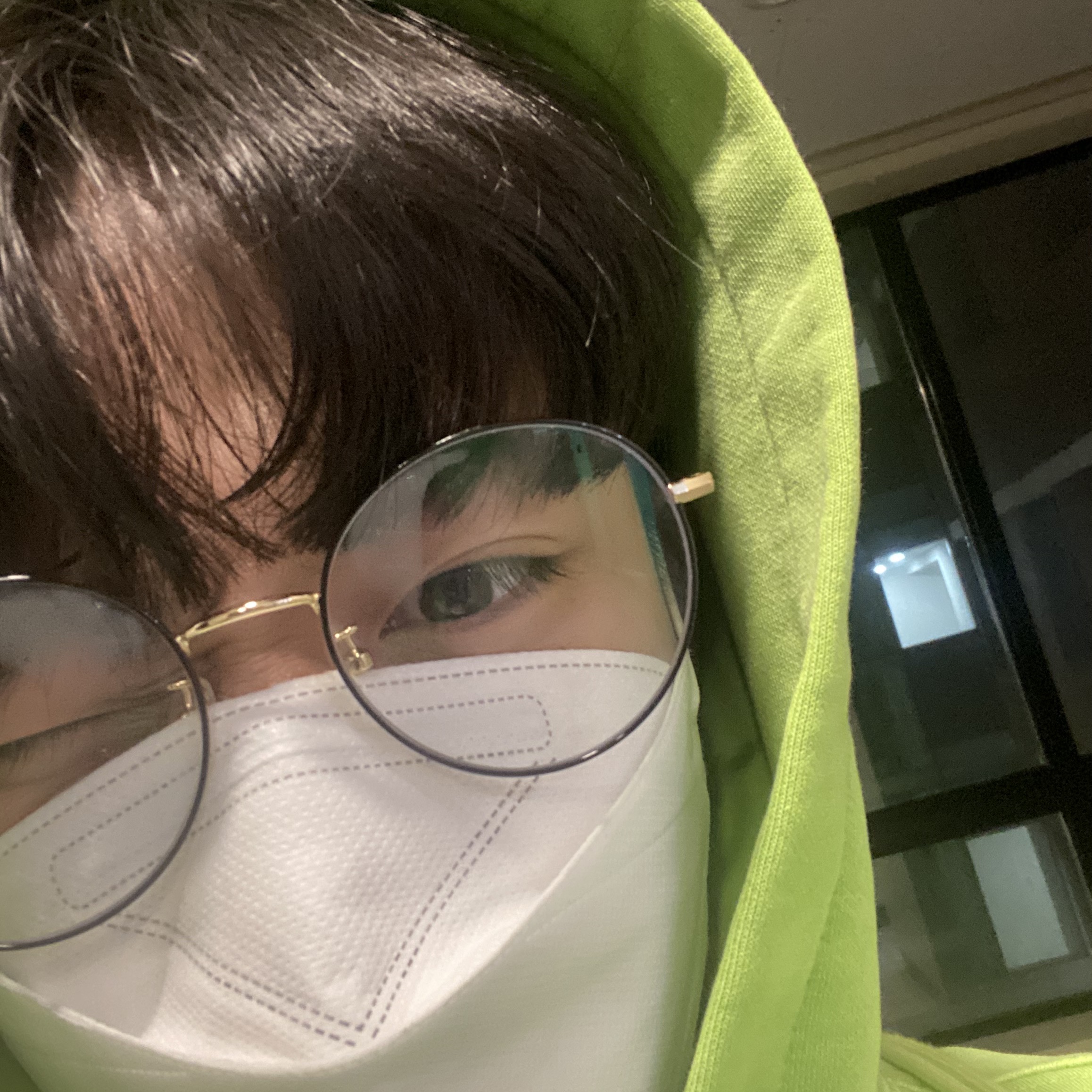 IAB Studio Pigment Hoodie & Sack Apple Green 착용 스타일 - 3
