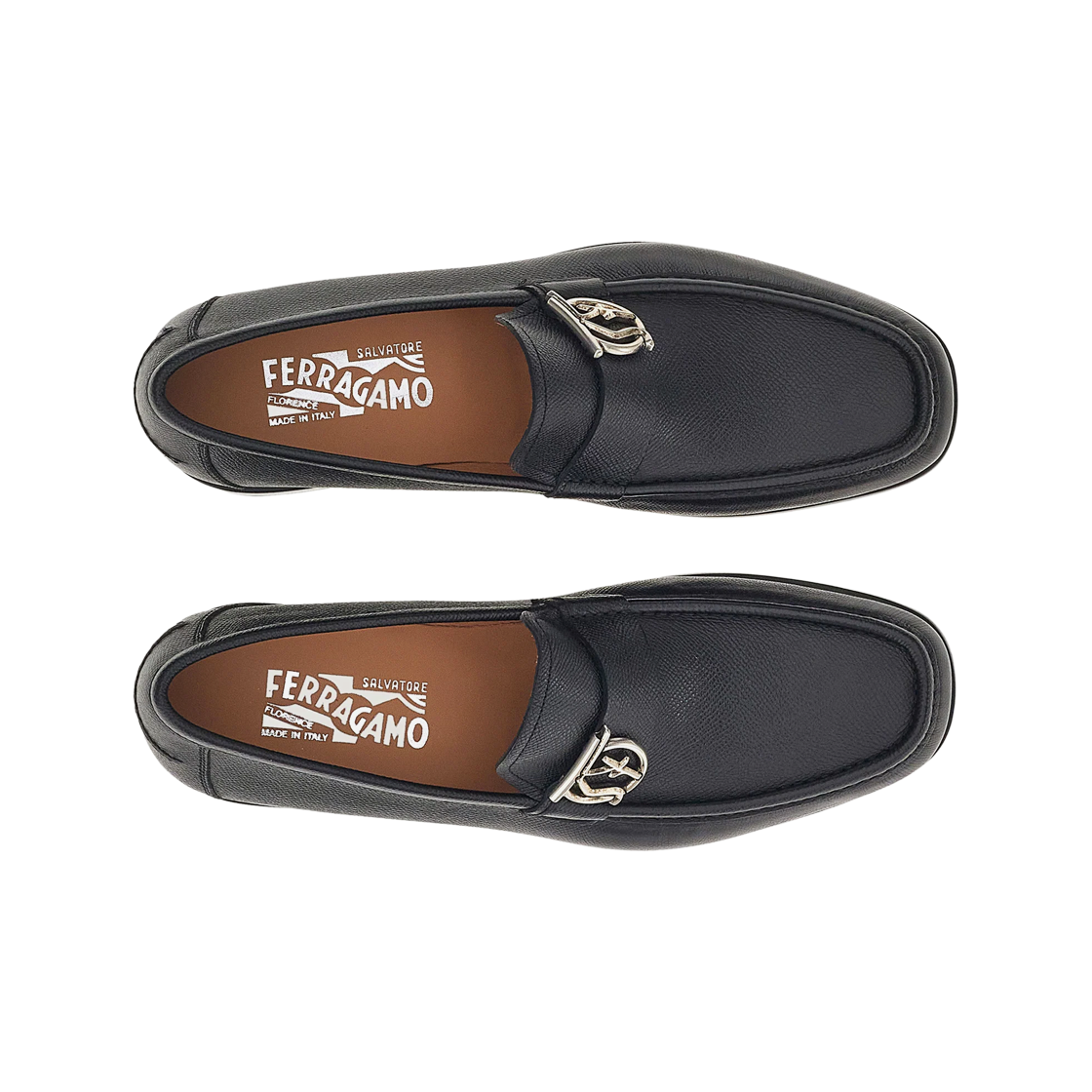 페라가모 간치니 오너먼트 모카신 블랙 - EEE(Ferragamo Moccasin with Gancini Ornament Black - EEE) - 2