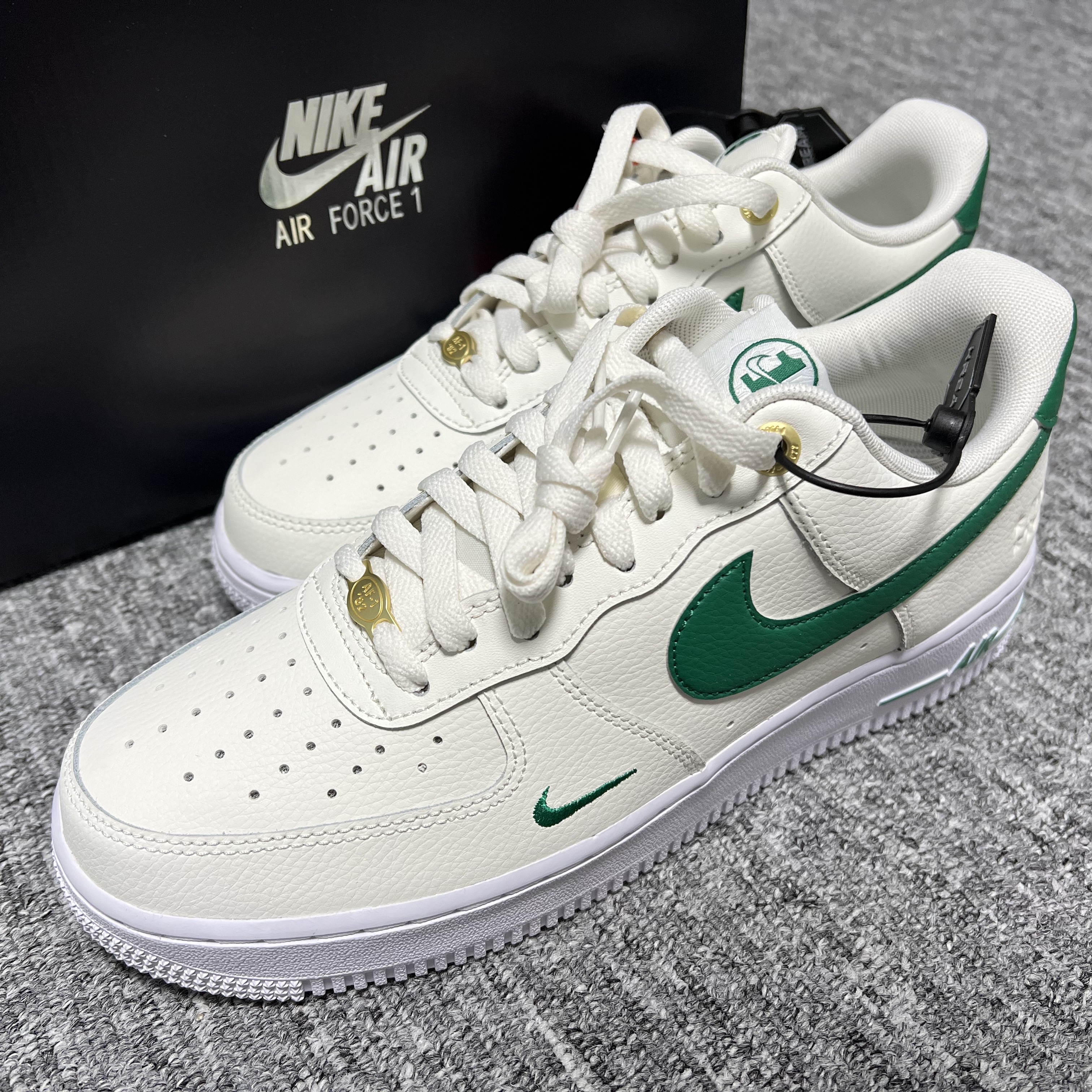Nike Air Force 1 '07 LV8 40th Anniversary Join Forces Sail Malachite 착용 스타일