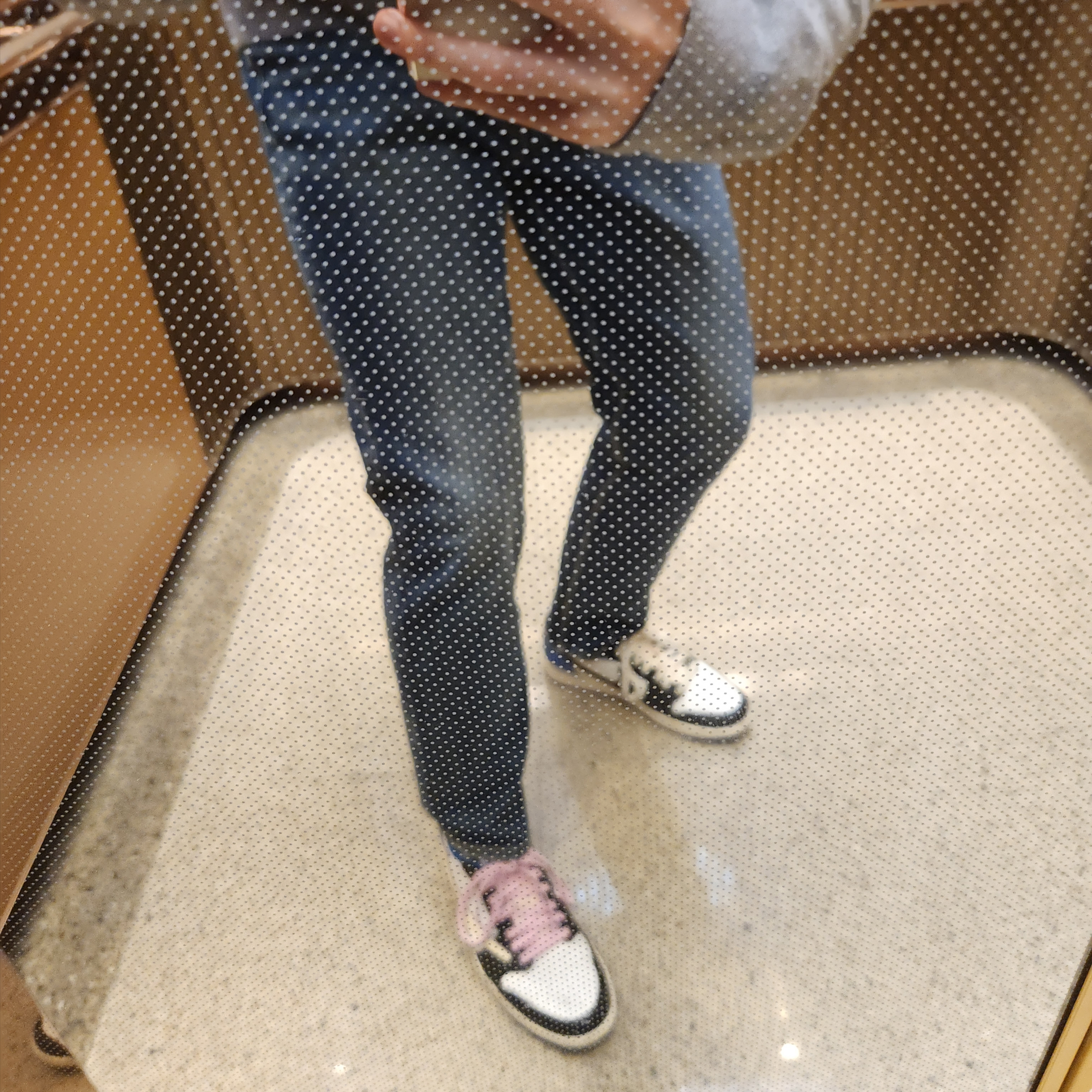 Jordan 1 x Travis Scott x Fragment Retro Low OG SP Military Blue 착용 스타일