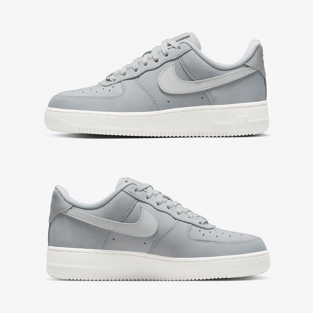 Nike Air Force 1 '07 LX Athletic Club Light Smoke Grey, Nike Air Force 1 '07 LV8 Athletic Club Light Smoke Grey Marina 착용 스타일 - 3