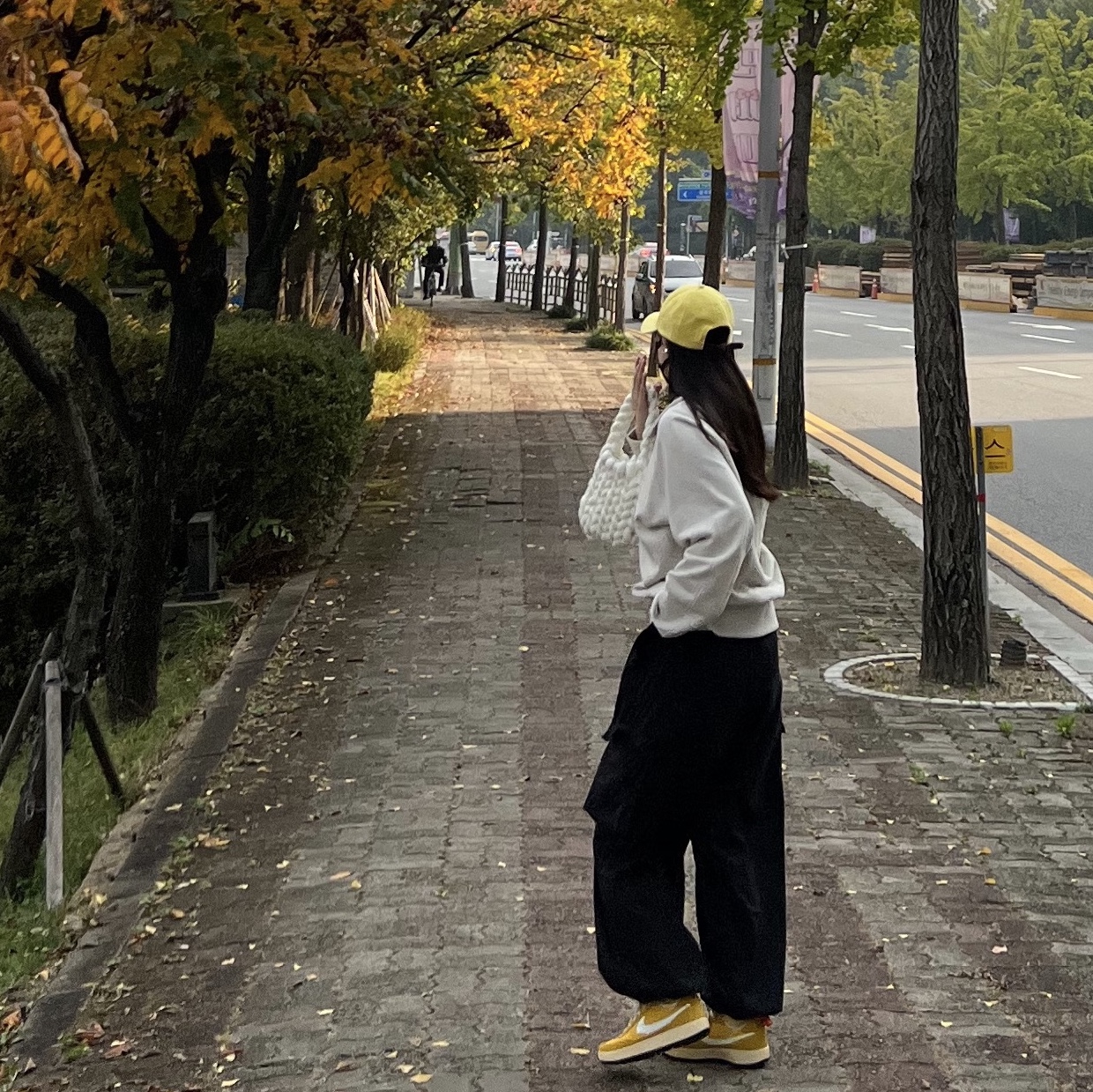 Nike x Tom Sachs General Purpose Shoe Archive, Supreme Classic Logo 6-Panel Yellow - 21SS 착용 스타일 - 2