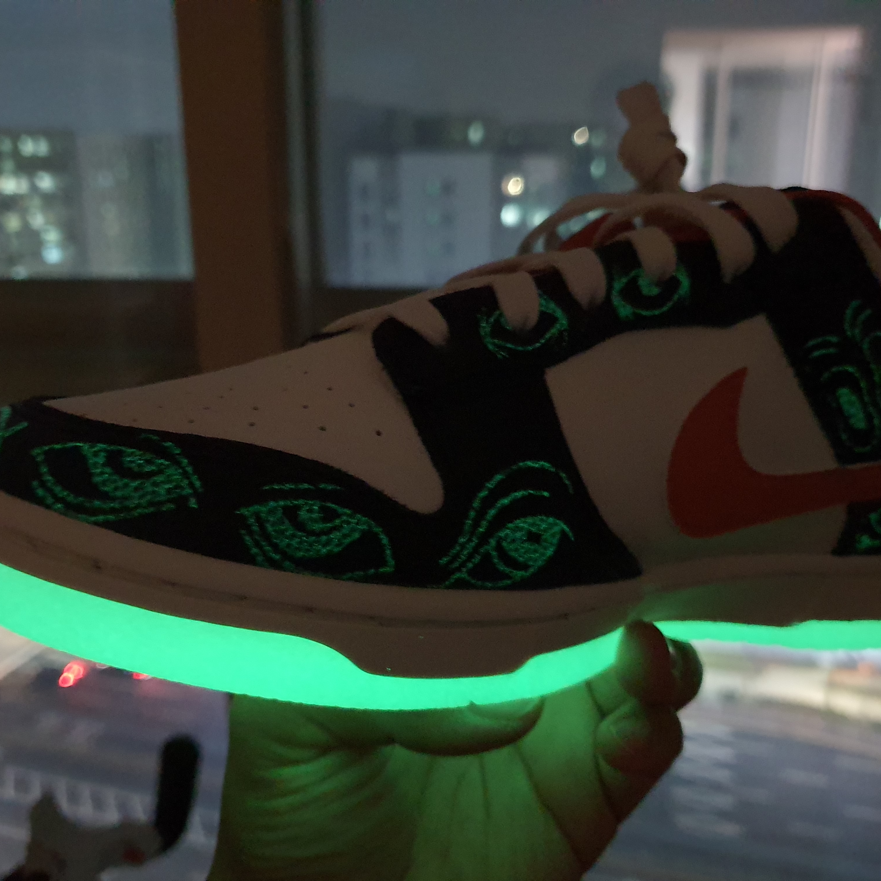 Nike Dunk Low Retro PRM Halloween 착용 스타일