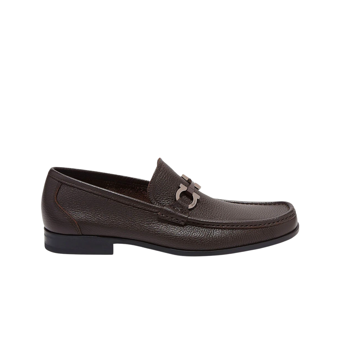 페라가모 간치니 오너먼트 모카신 다크 브라운 - EEE(Ferragamo Moccasin with Gancini Ornament Dark Brown - EEE) - 1