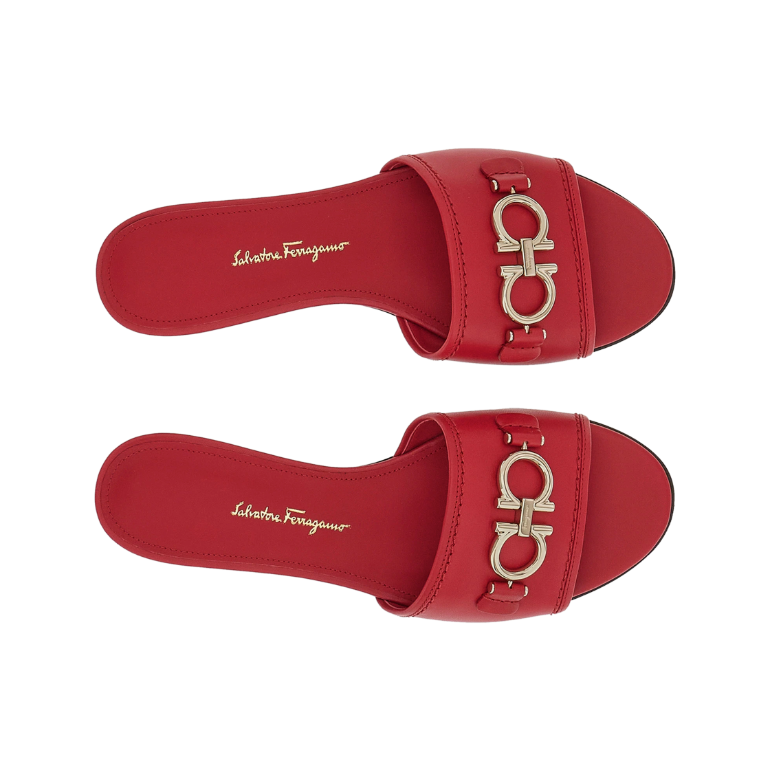 (W) 페라가모 간치니 슬라이드 리브스 - C((W) Ferragamo Gancini Slide Ribes - C) - 2