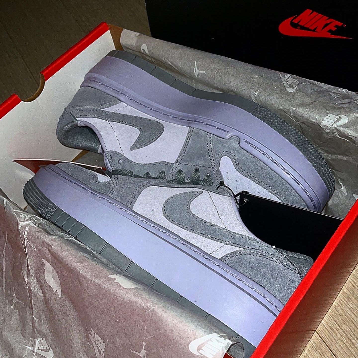 (W) Jordan 1 Elevate Low Stealth 착용 스타일