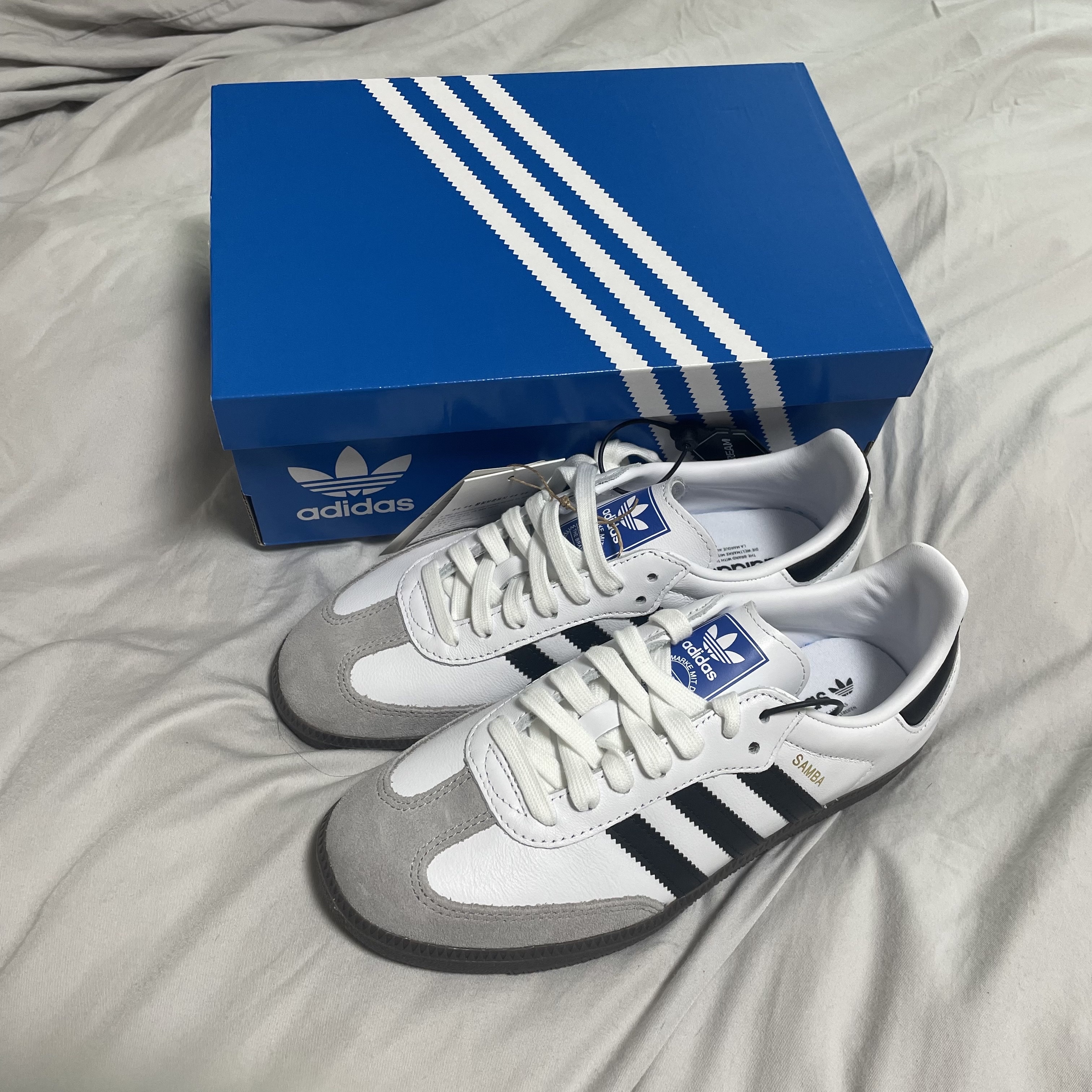 Adidas Samba OG Cloud White 착용 스타일