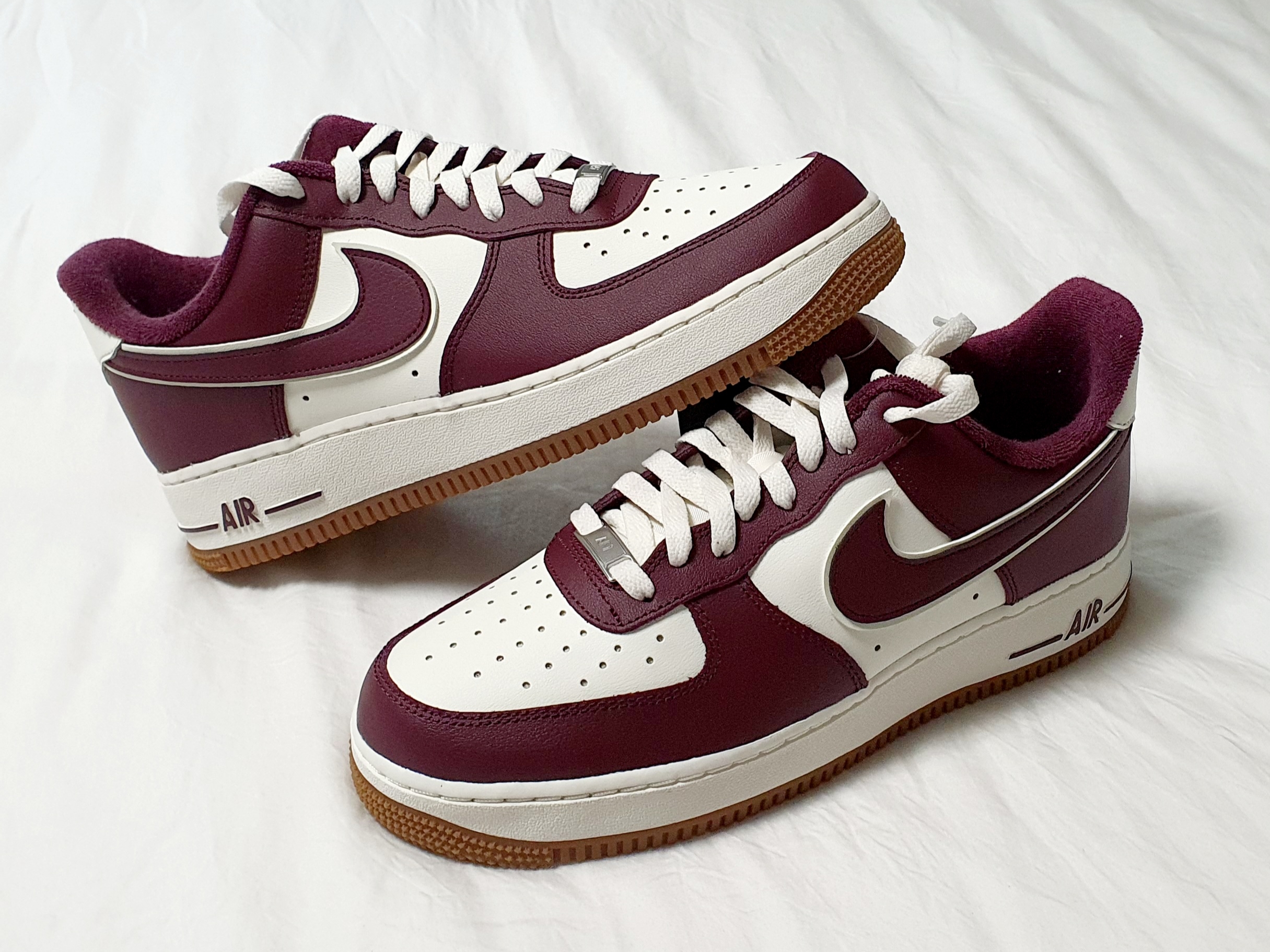 Nike Air Force 1 '07 LV8 Night Maroon, Nike Air Force 1 '07 LV8 Midnight Navy 착용 스타일 - 3