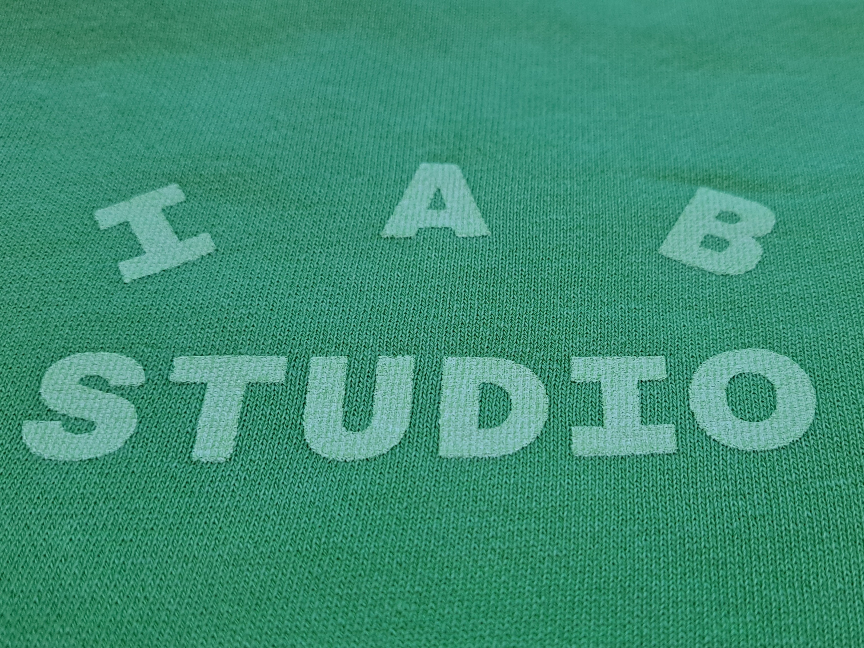 IAB Studio Pigment Hoodie & Sack Apple Green 착용 스타일 - 2