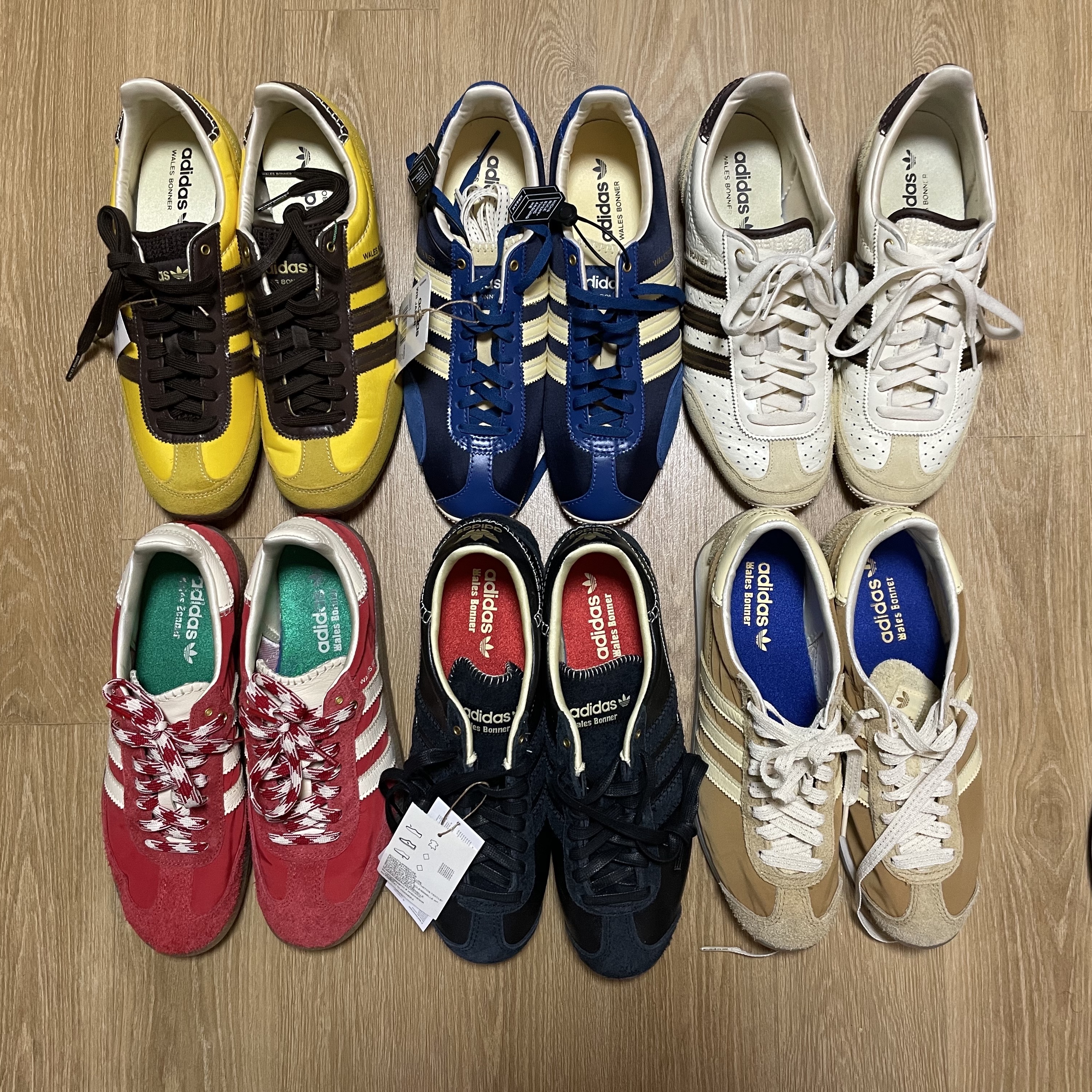Adidas x Wales Bonner Samba Collegiate Orange, Adidas x Wales Bonner Japan Shoes Cream White 착용 스타일