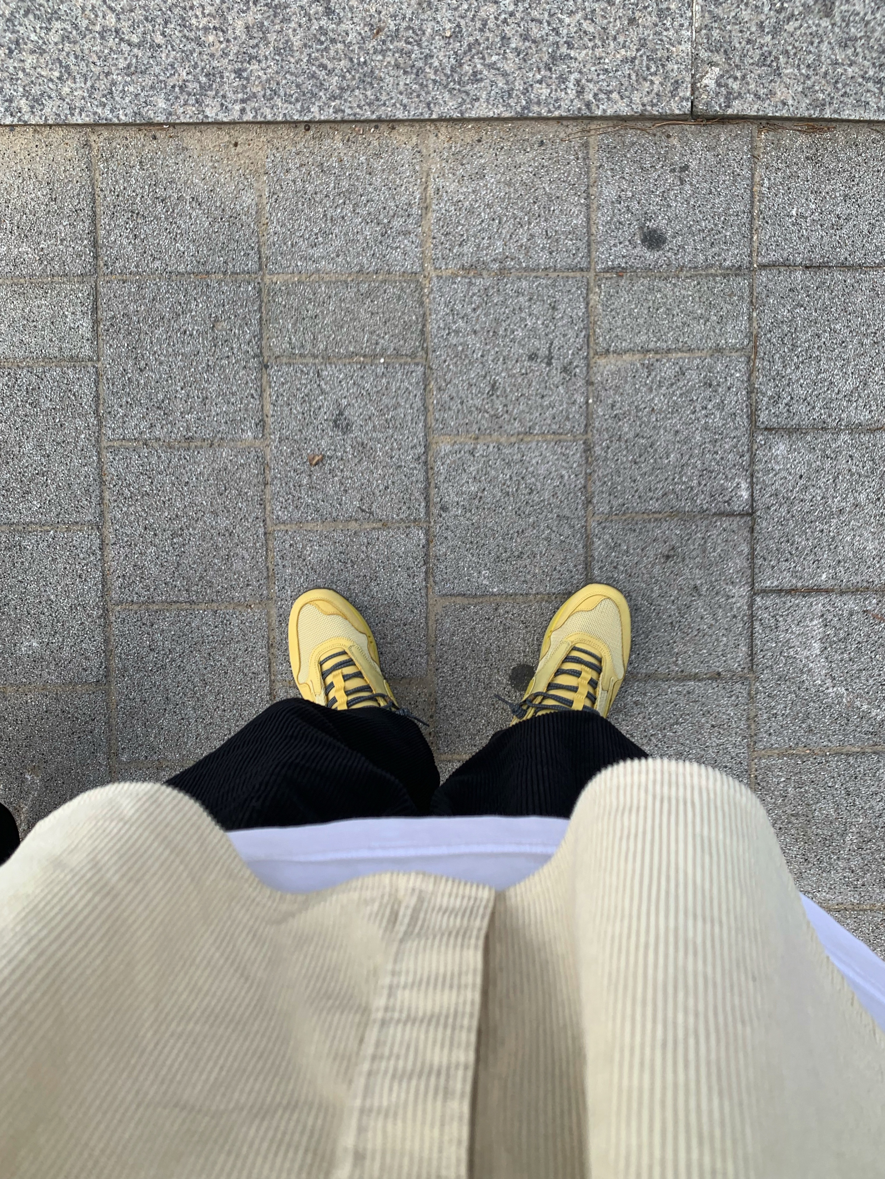 Nike x Travis Scott Air Max 1 Cact.us Gold 착용 스타일