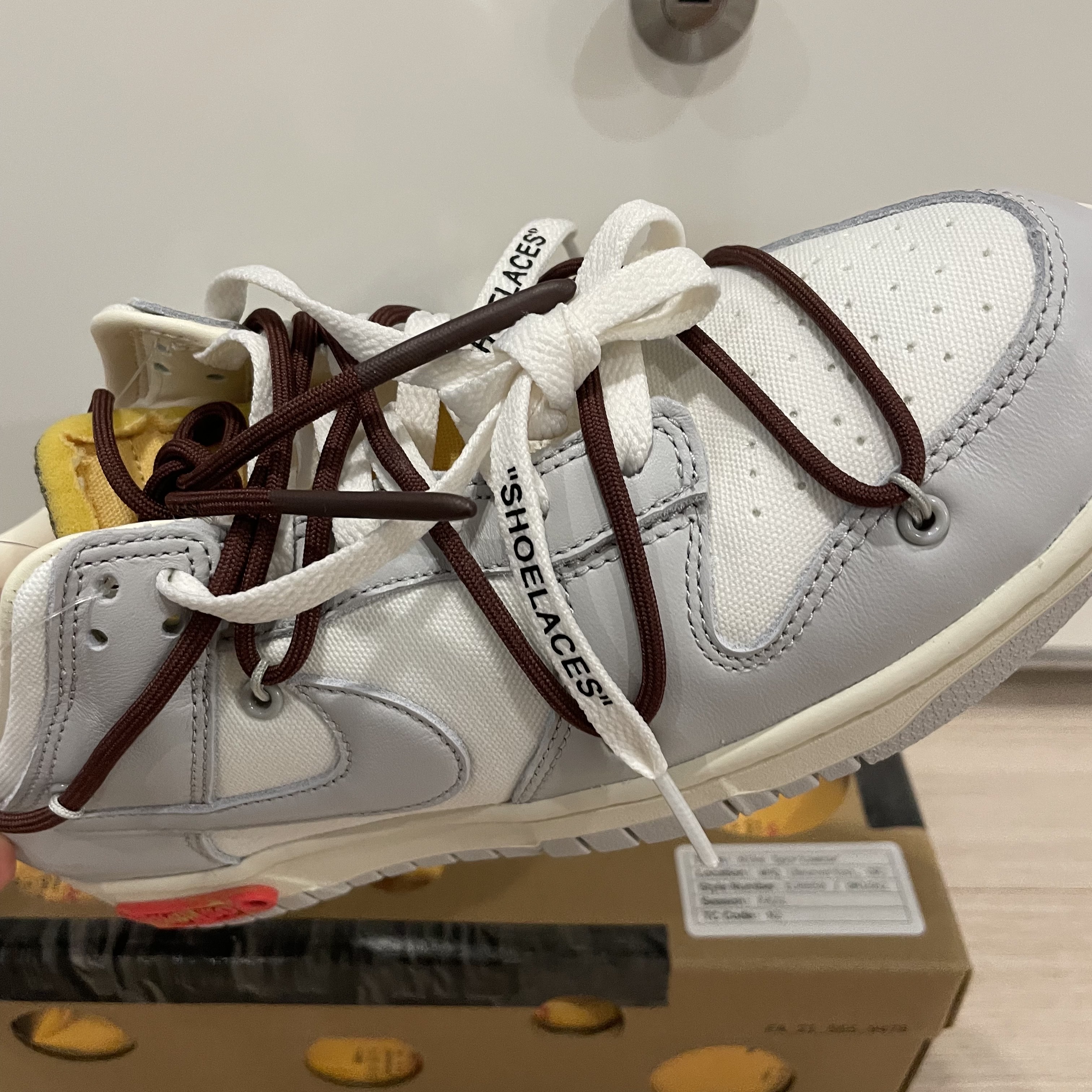 Nike x Off-White Dunk Low The 50 - Lot 46 착용 스타일 - 4