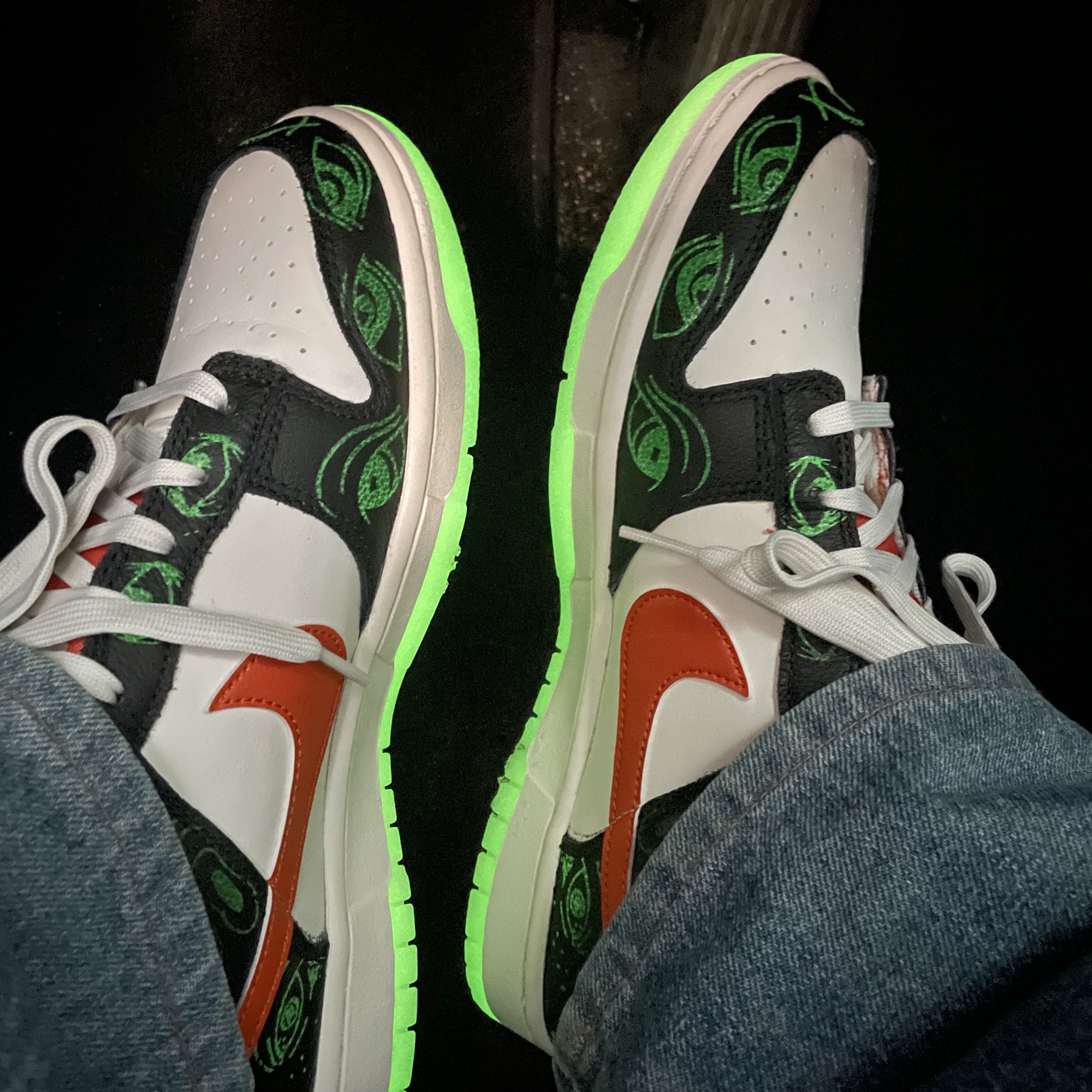 Nike Dunk Low Retro PRM Halloween 착용 스타일
