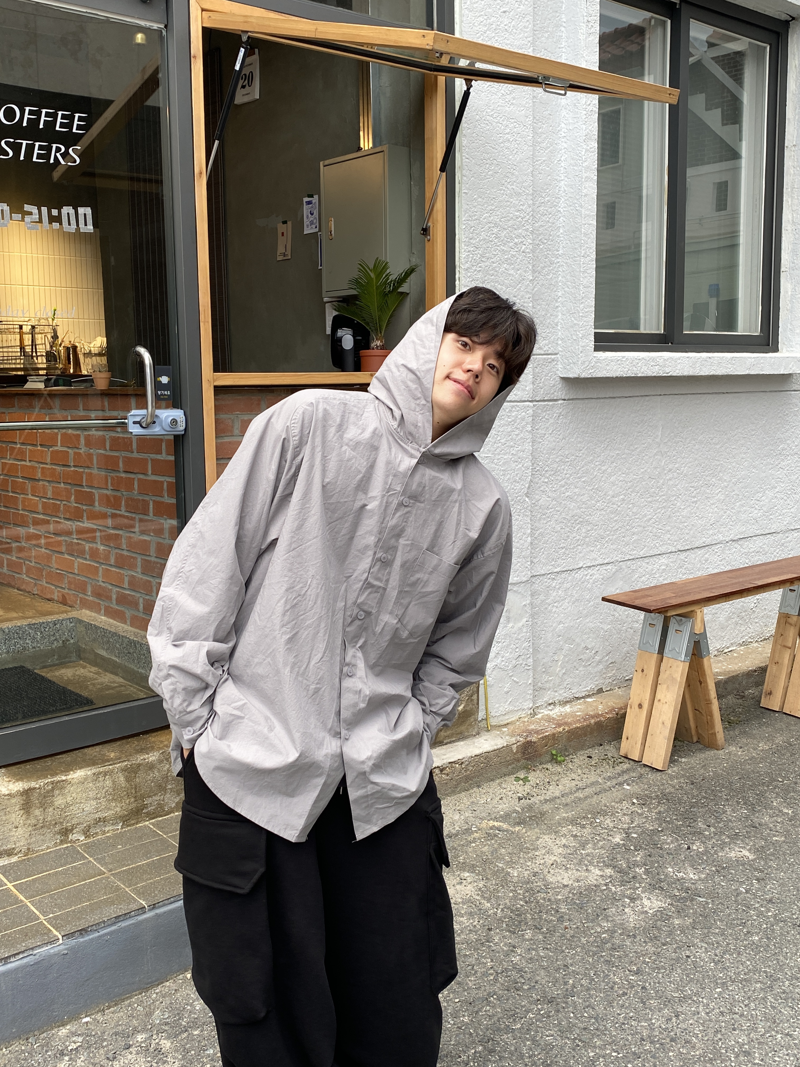 Asics Jog 100 S Sheet Rock - 2E Wide 착용 스타일 - 1
