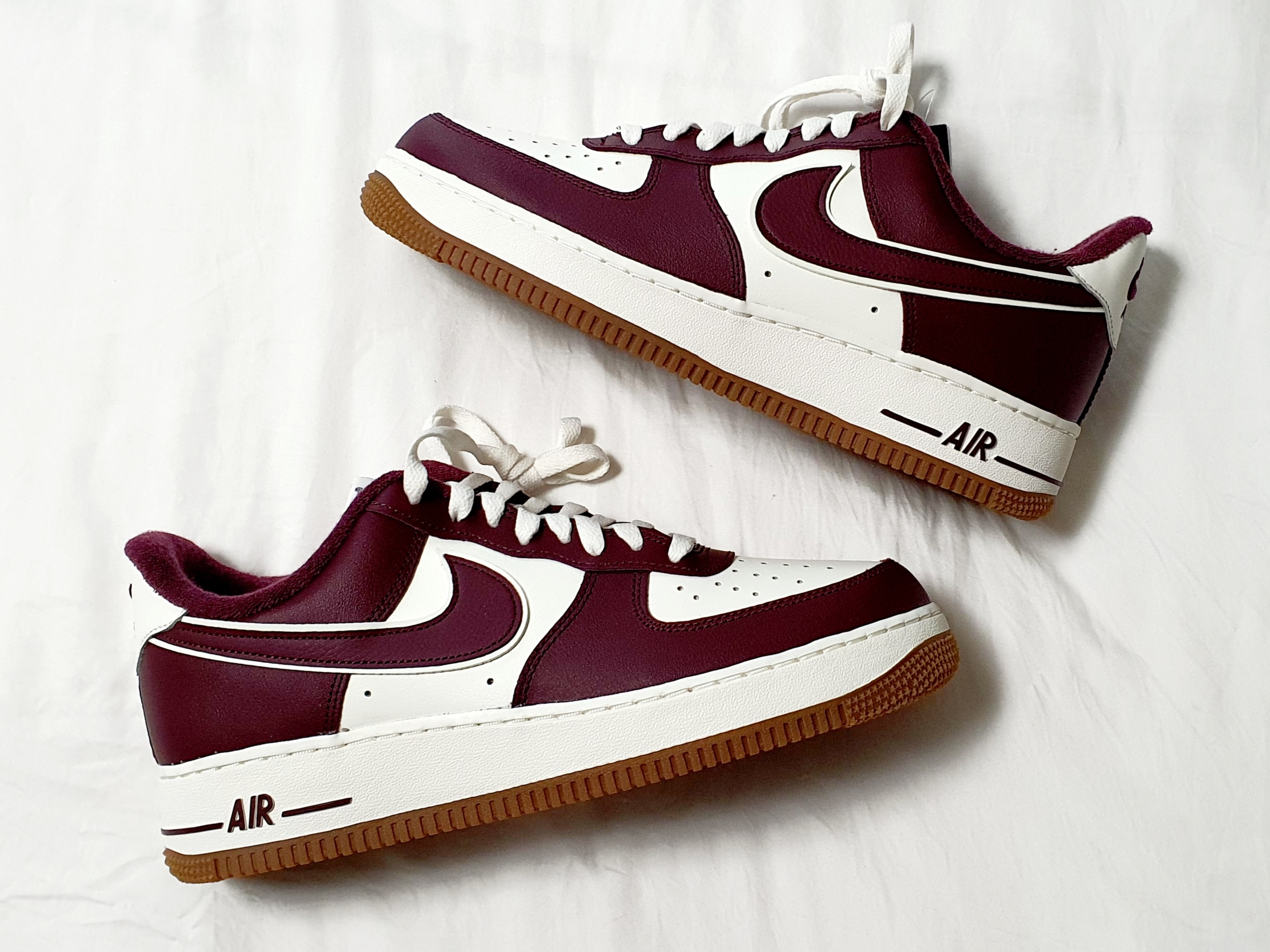 Nike Air Force 1 '07 LV8 Night Maroon, Nike Air Force 1 '07 LV8 Midnight Navy 착용 스타일 - 5