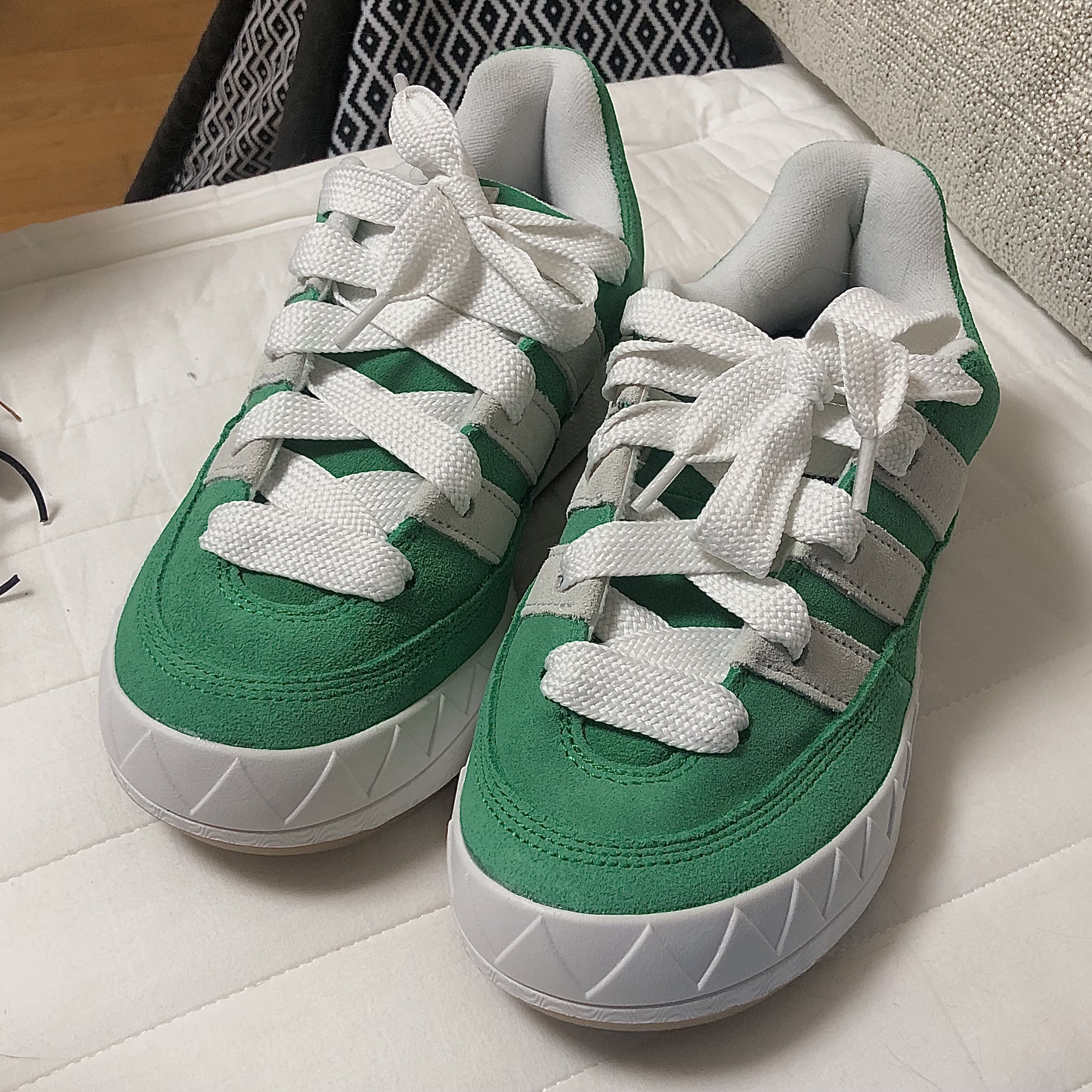 Adidas Adimatic Green 착용 스타일 - 1