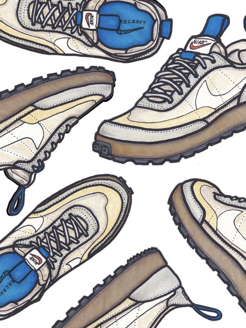 Nike x Tom Sachs General Purpose Shoe Light Cream 착용 스타일 - 2