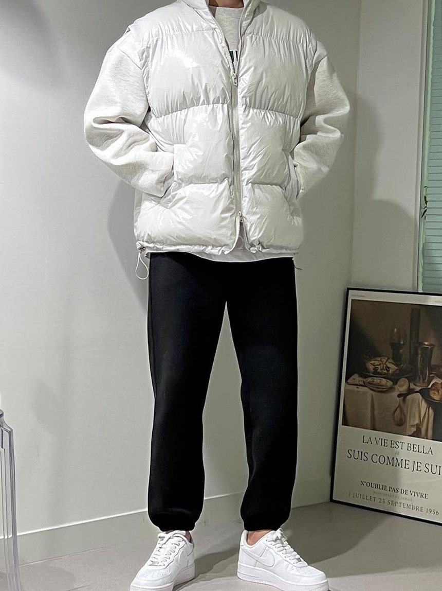 Nike Air Force 1 '07 Low White, (W) Nike Air Force 1 '07 Low White 착용 스타일 - 2