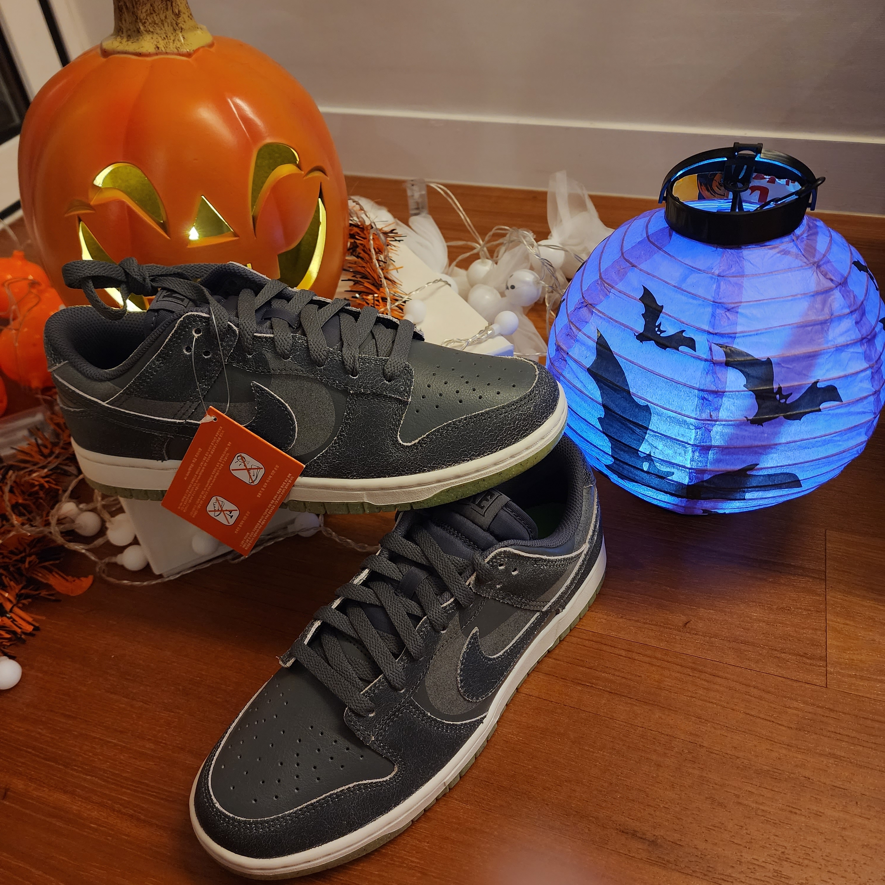 Nike Dunk Low Retro PRM Halloween 착용 스타일 - 1