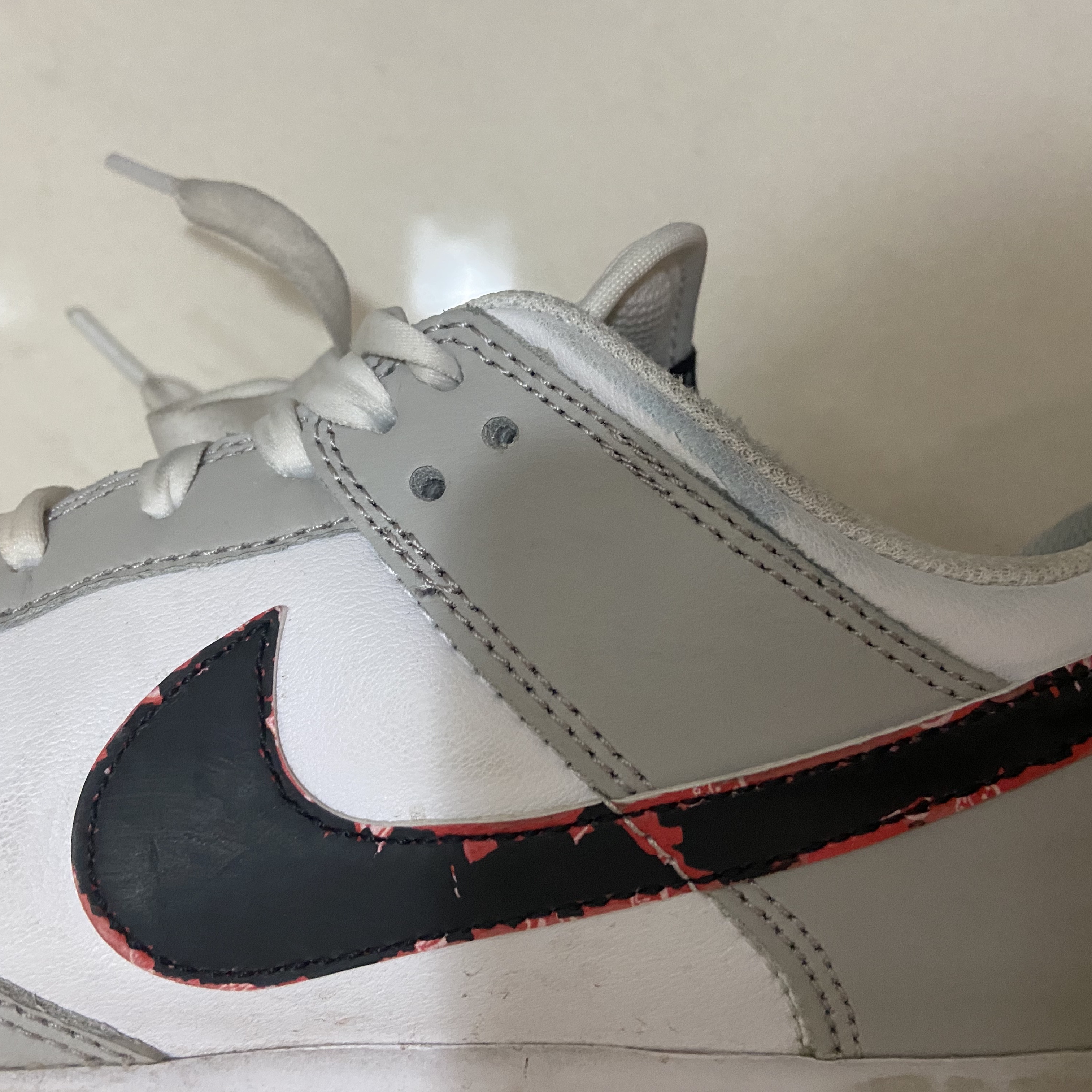 Nike Dunk Low Retro SE Jackpot Grey Fog 착용 스타일 - 3