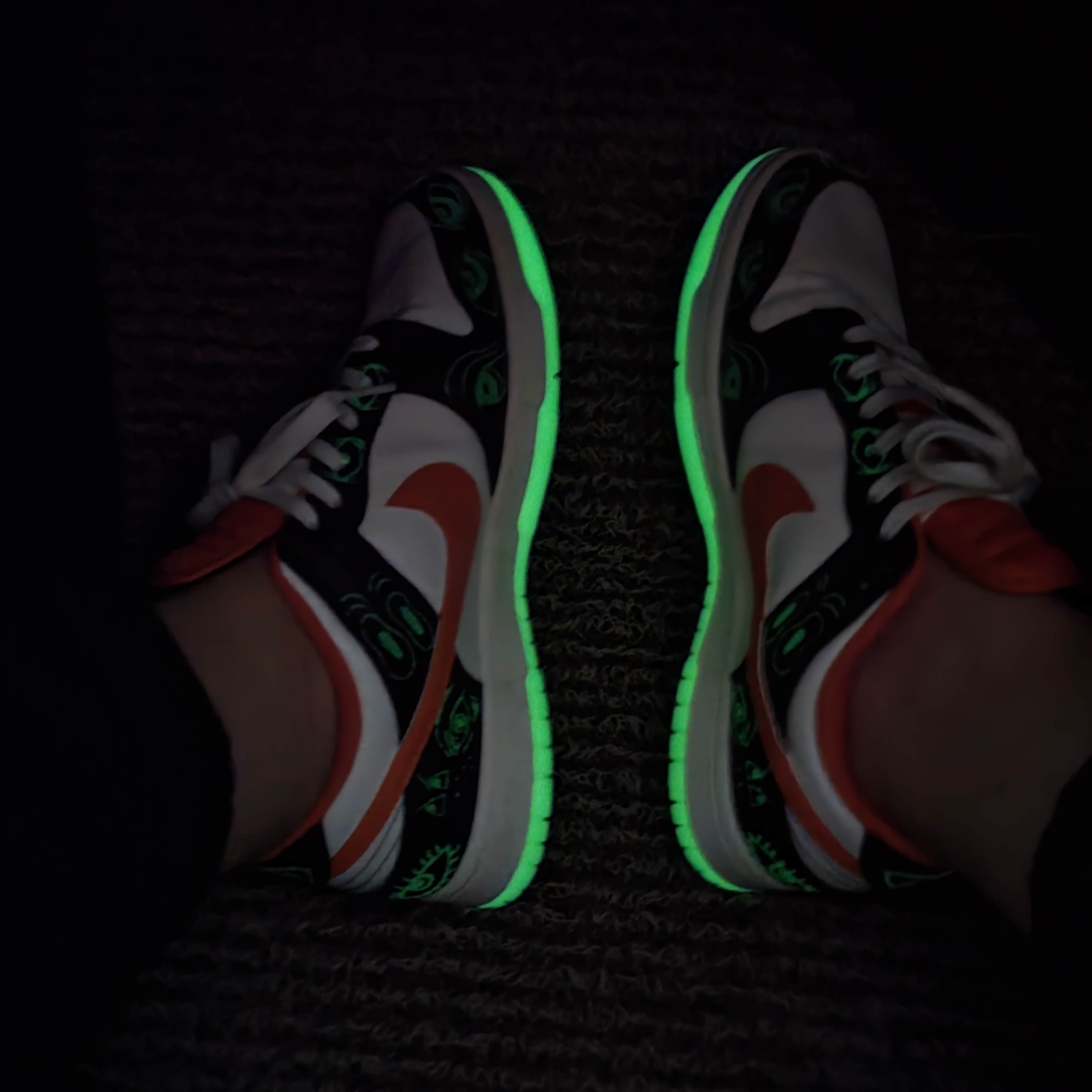 Nike Dunk Low Retro PRM Halloween 착용 스타일 - 1