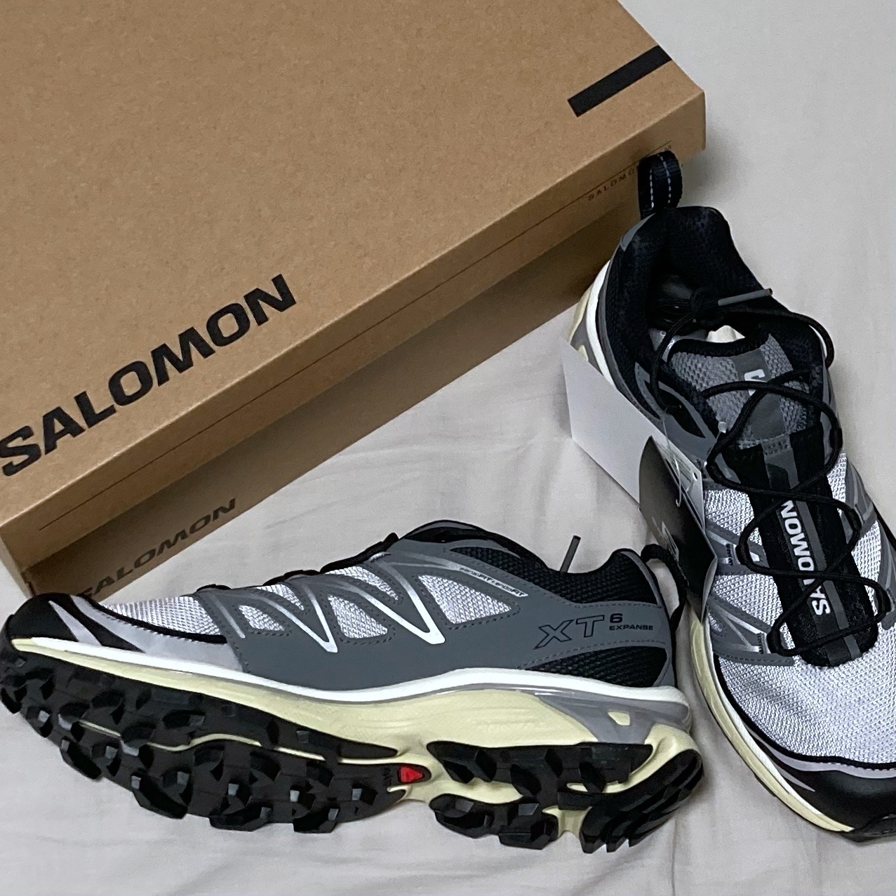 Salomon XT-6 Expanse Alloy Quiet Shade 착용 스타일 - 2