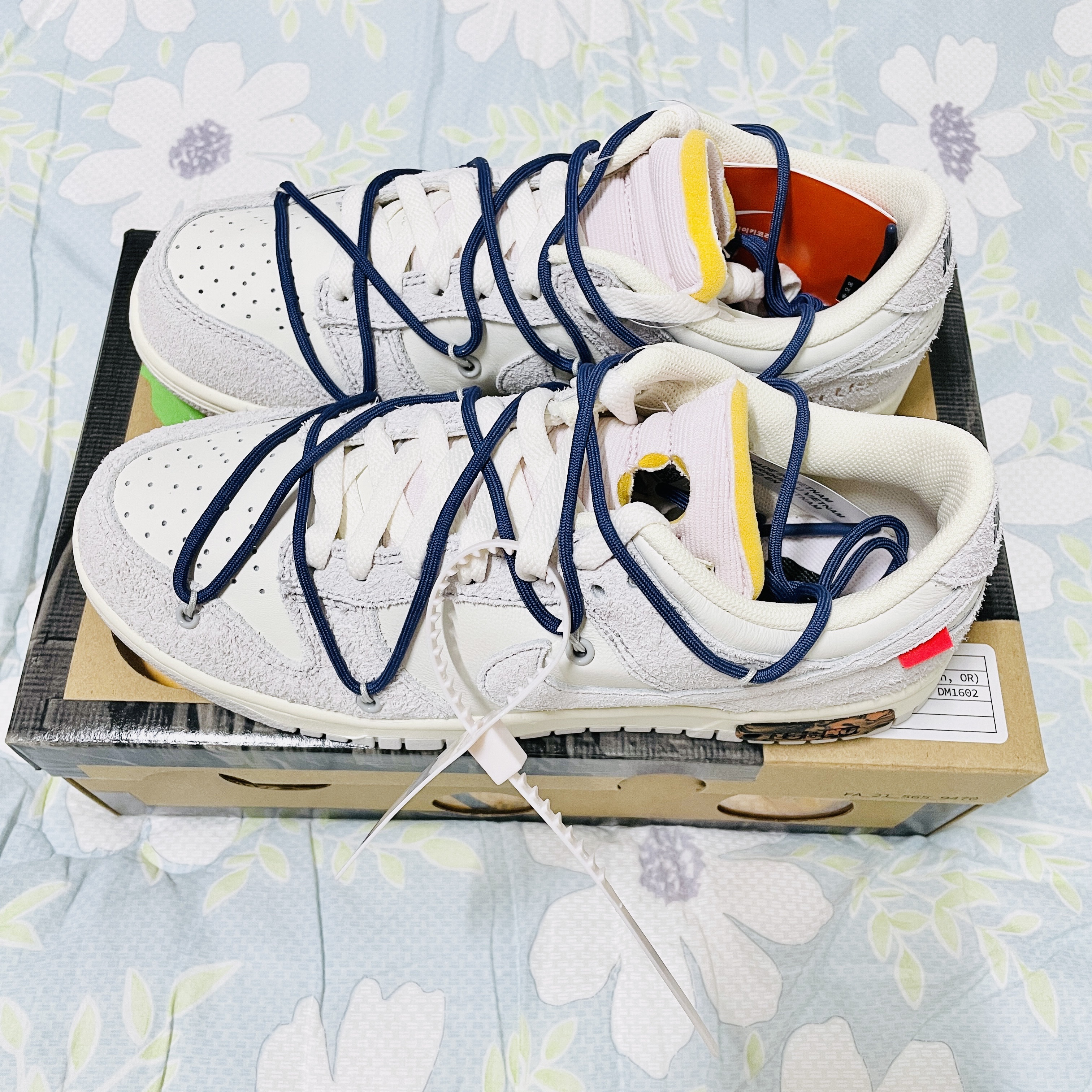 Nike x Off-White Dunk Low The 50 - Lot 18 착용 스타일 - 2