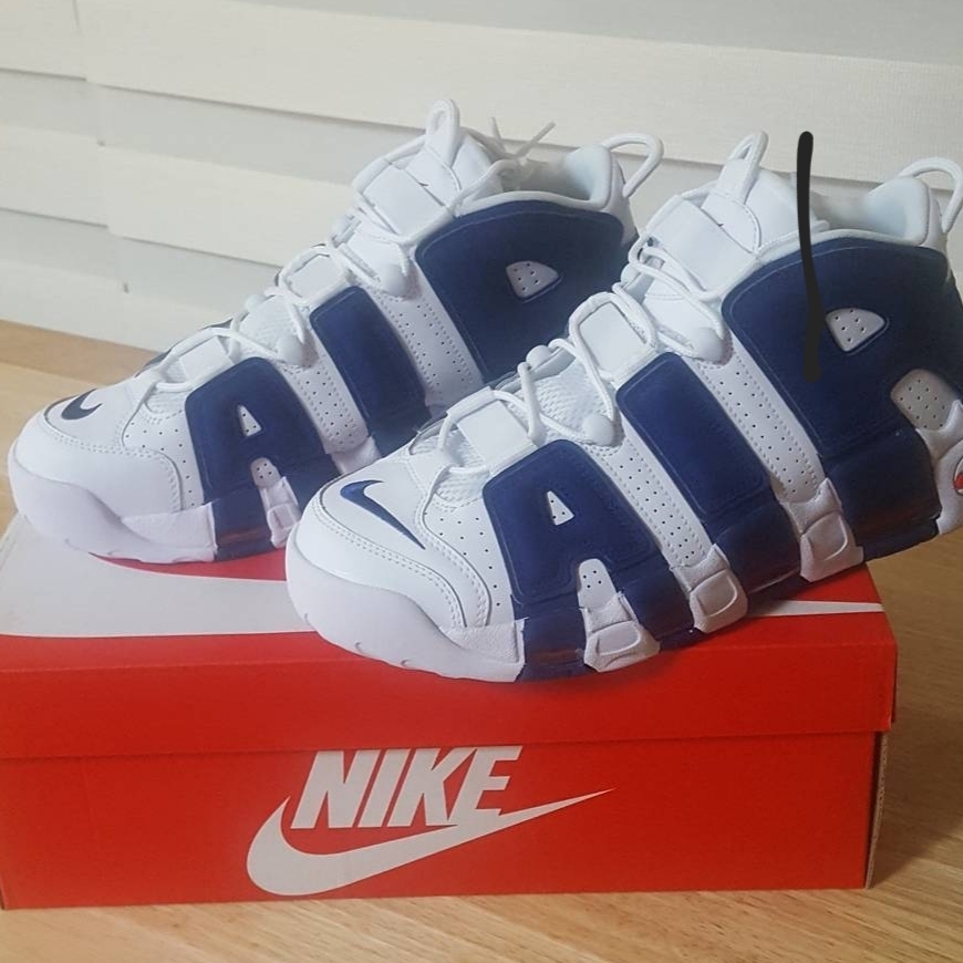 Nike Air More Uptempo Knicks 착용 스타일