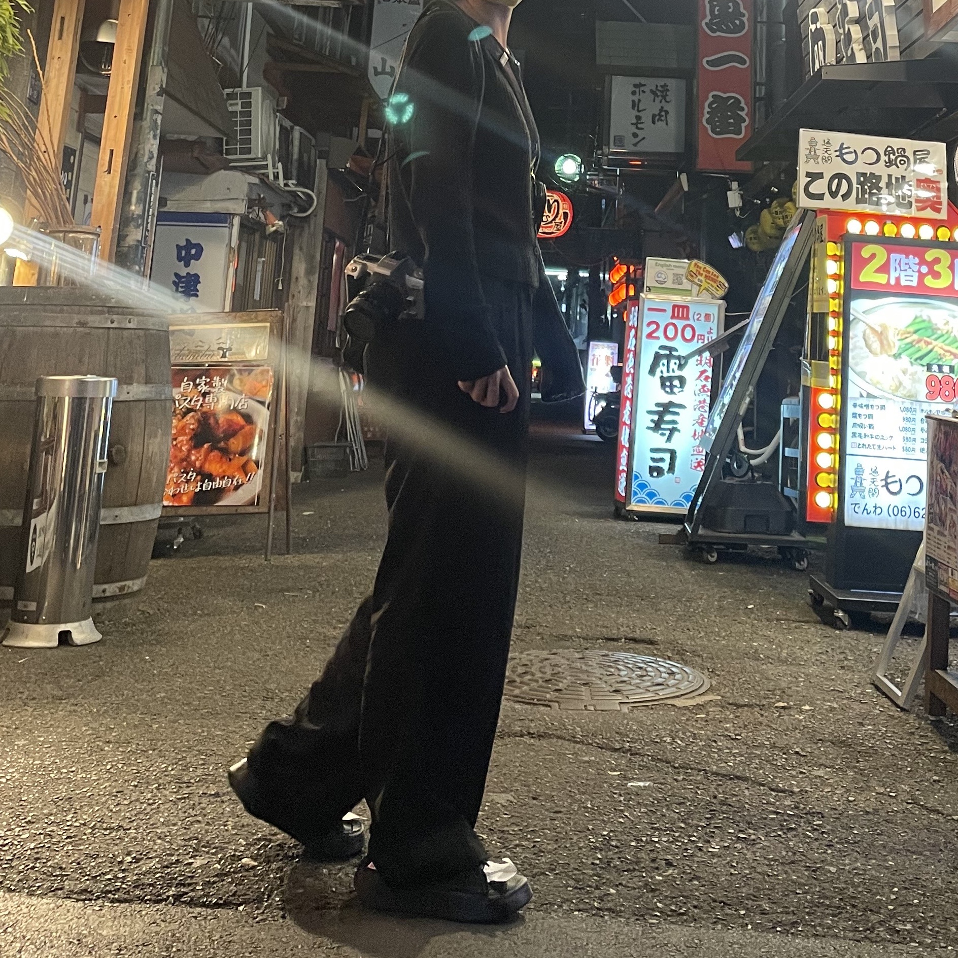 (W) Camper x Ader Error Proto-111-S Cinder Basic Sneakers Black 착용 스타일