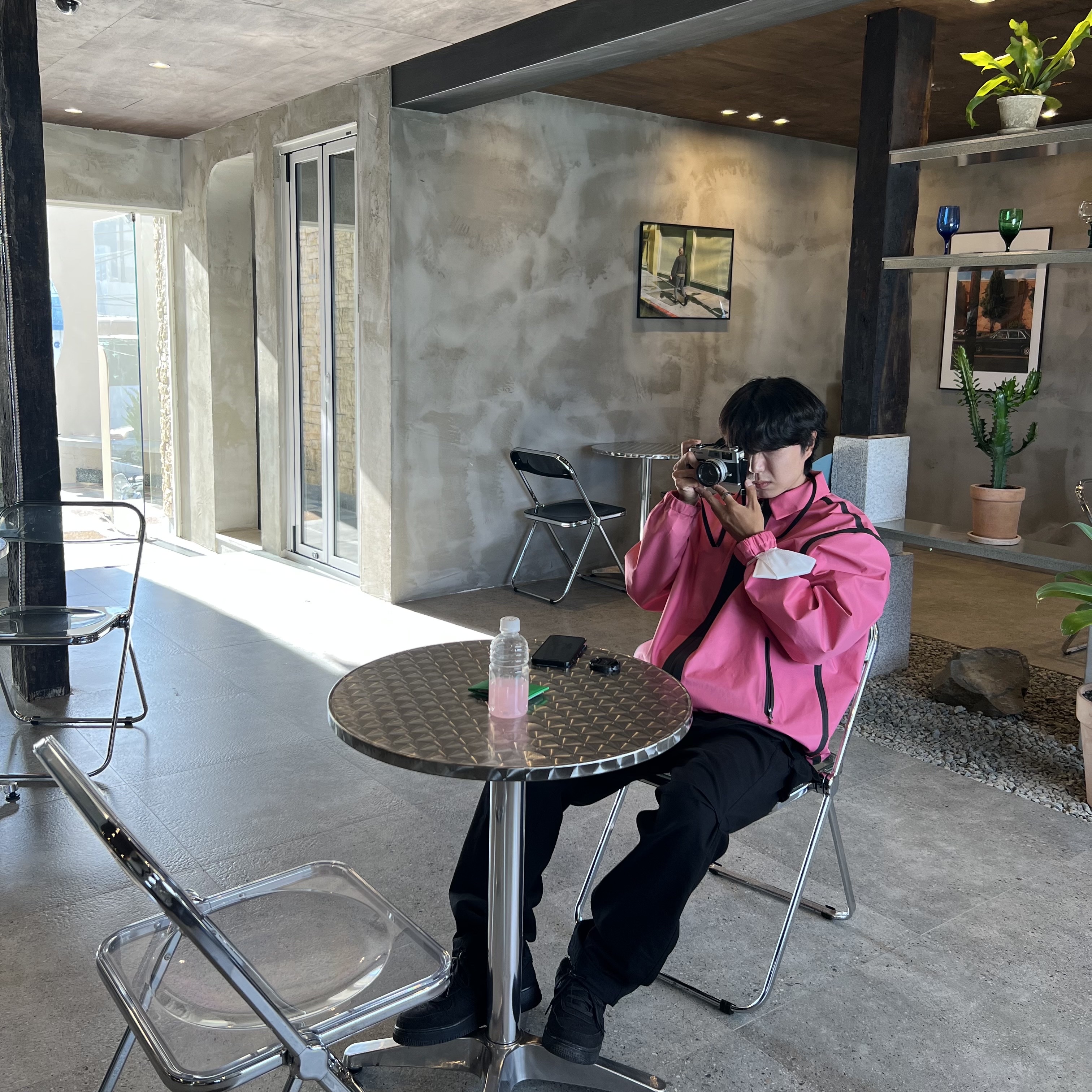 Supreme x The North Face Summit Series Outer Tape Seam Coaches Jacket Pink - 21SS 착용 스타일 - 2