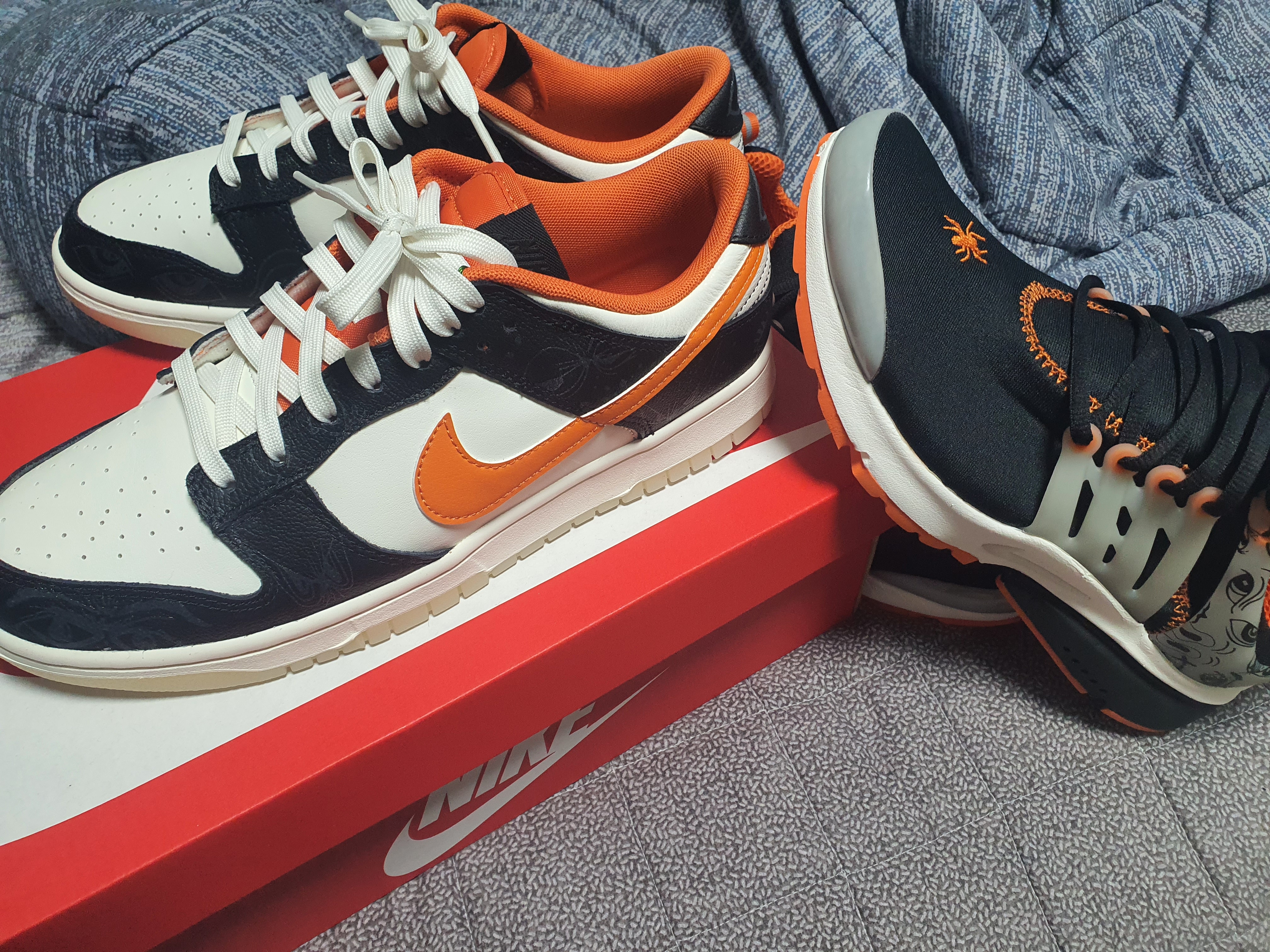 Nike Dunk Low Retro PRM Halloween, Nike Air Presto PRM Halloween 착용 스타일