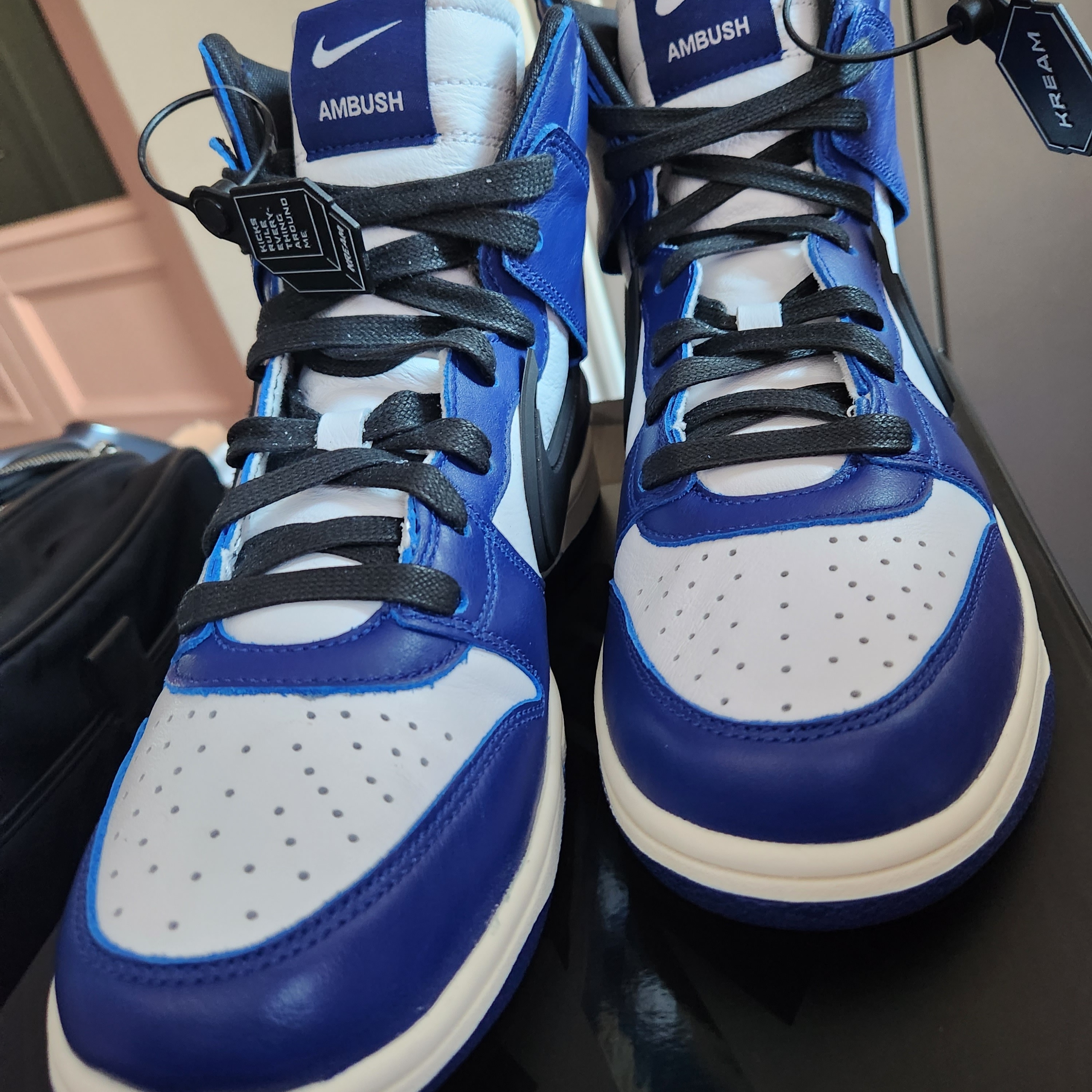 Nike x Ambush Dunk High Deep Royal Blue 착용 스타일 - 3