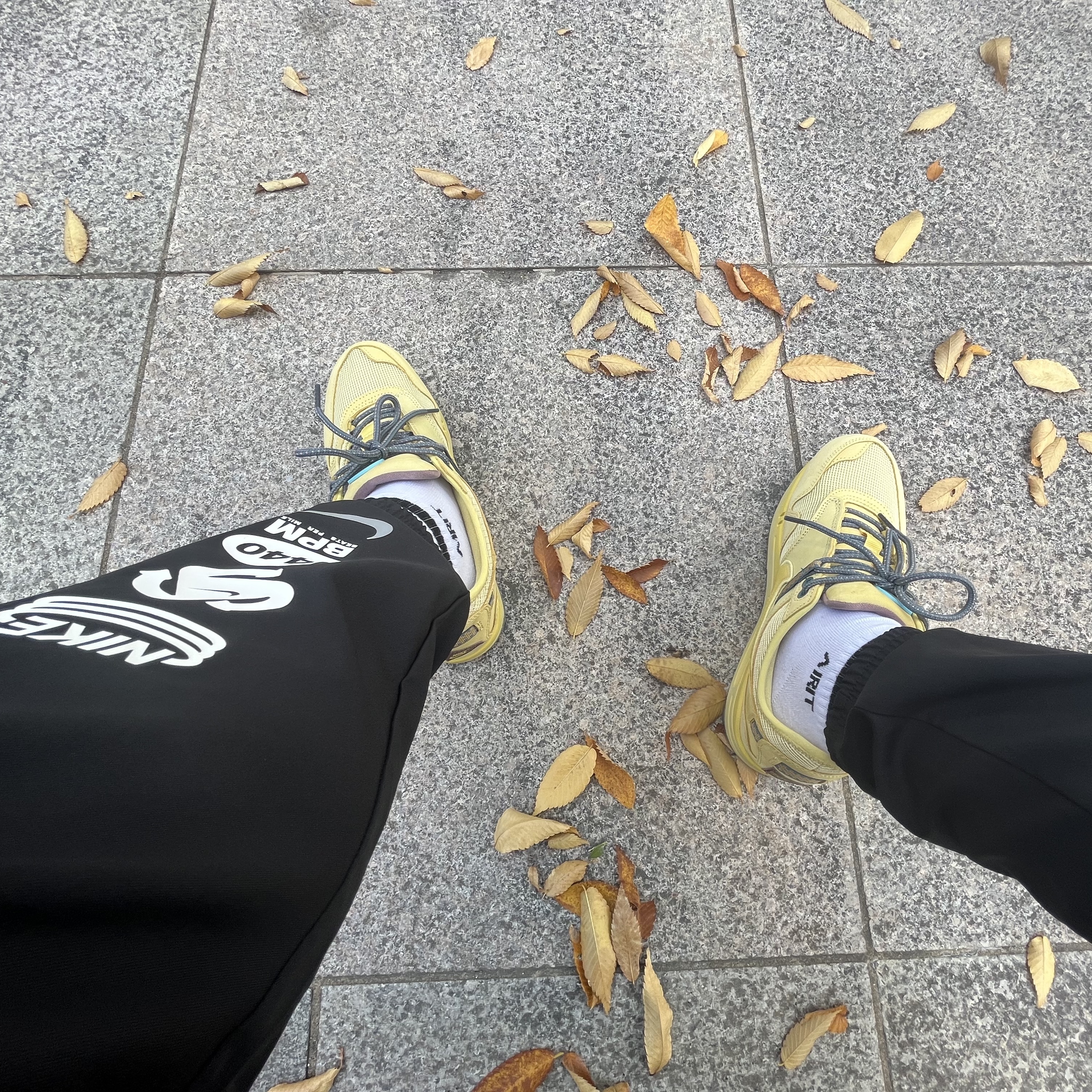 Nike x Travis Scott Air Max 1 Cact.us Gold 착용 스타일