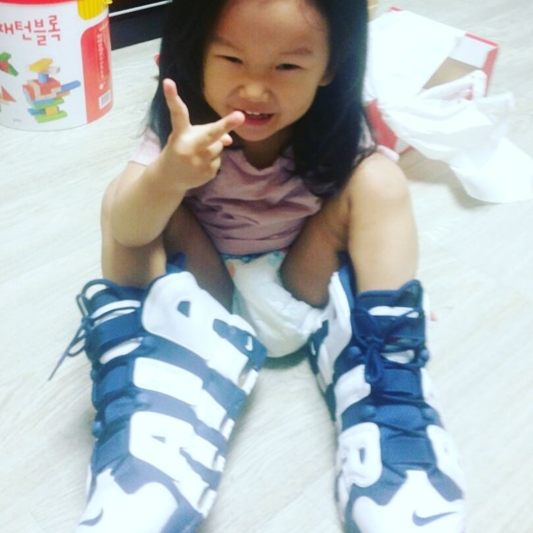 Nike Air More Uptempo Olympic 2020 착용 스타일