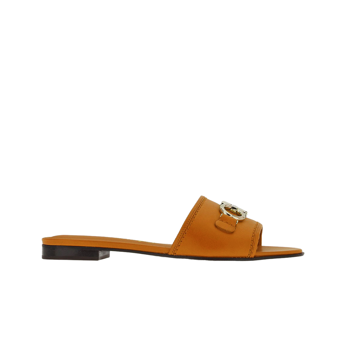 (W) 페라가모 간치니 슬라이드 비치우드 - C((W) Ferragamo Gancini Slide Beachwood - C) - 1