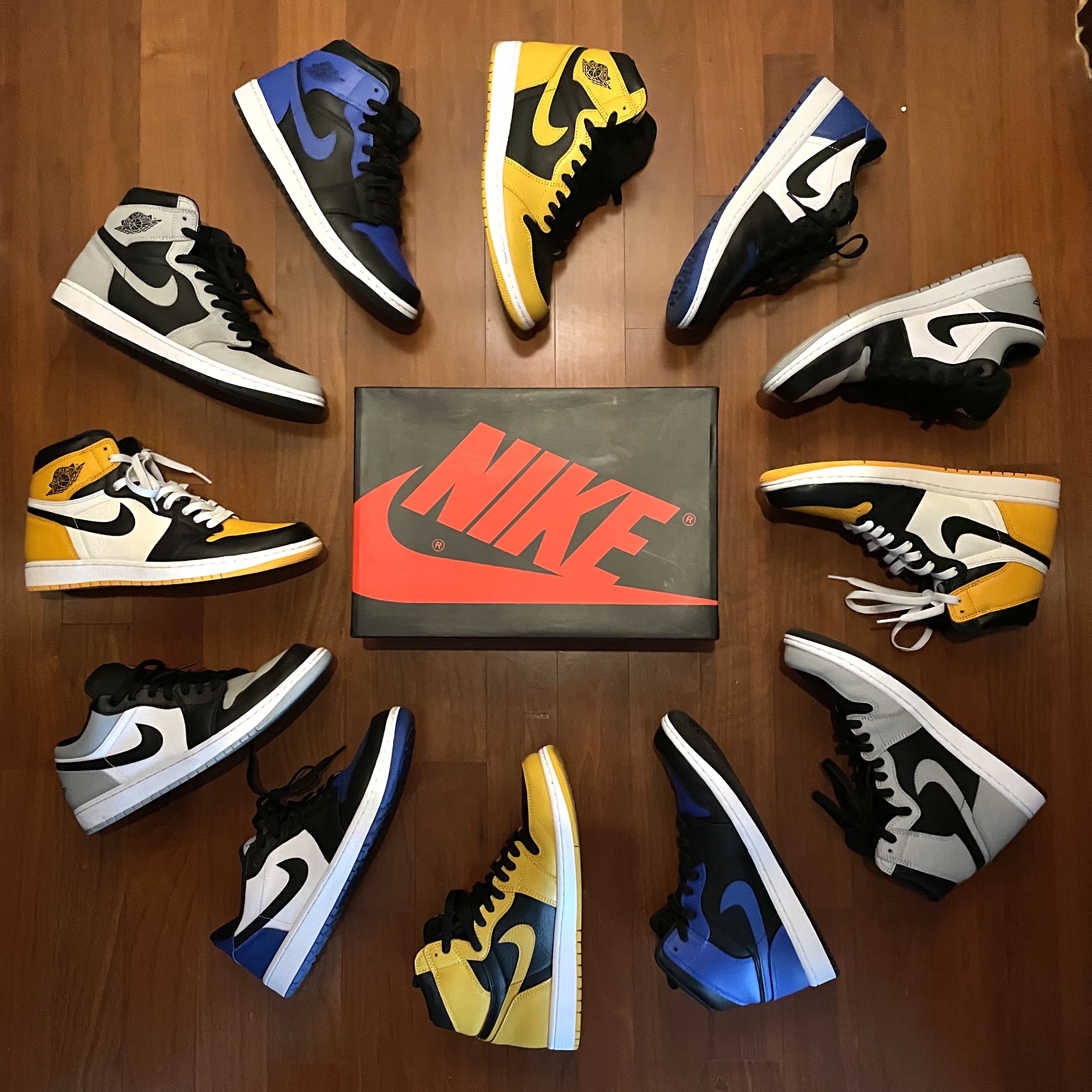 Jordan 1 Retro High OG Taxi, Jordan 1 Retro High OG Shadow 2.0 착용 스타일