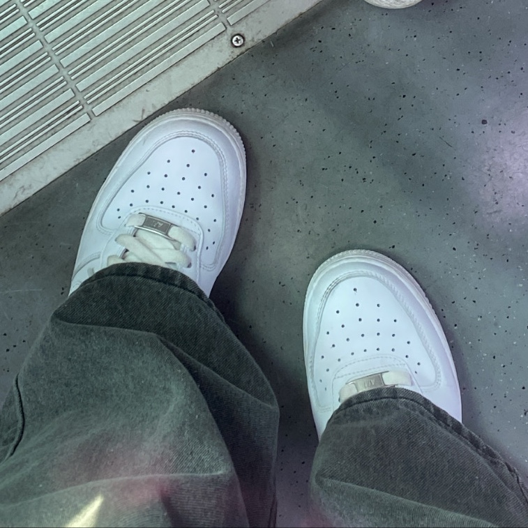 (W) Nike Air Force 1 '07 Low White 착용 스타일