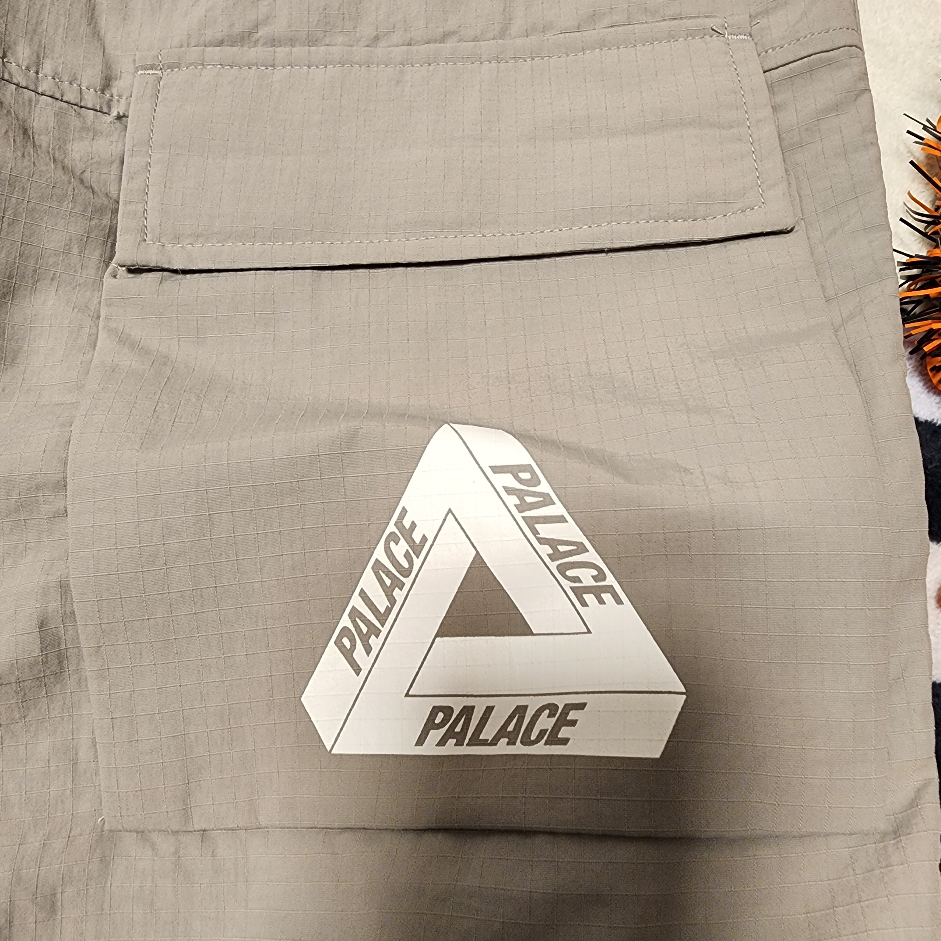Palace Cordura RS Shell Cargos Grey - 22FW 착용 스타일 - 2