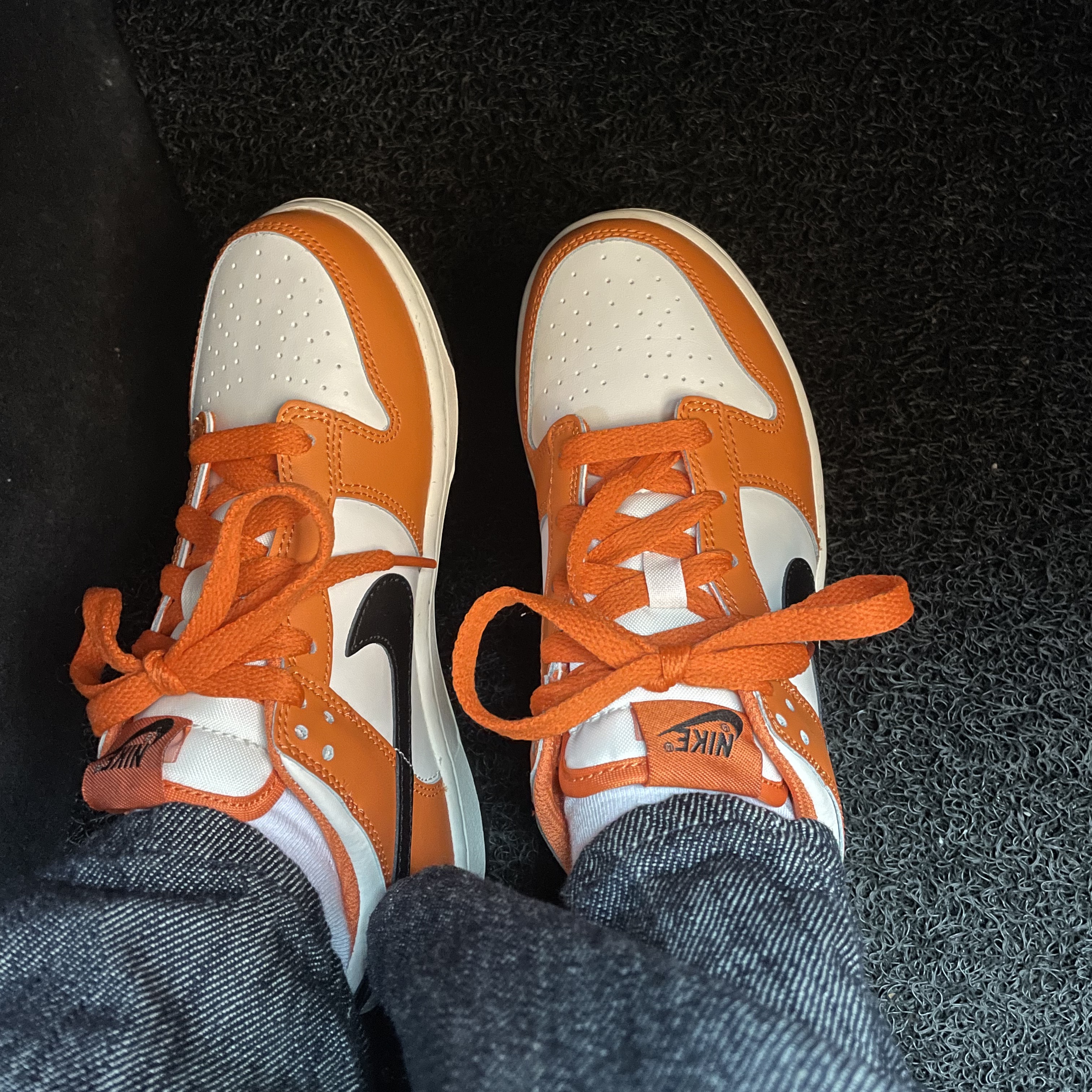 (PS) Nike Dunk Low Safety Orange 착용 스타일 - 2